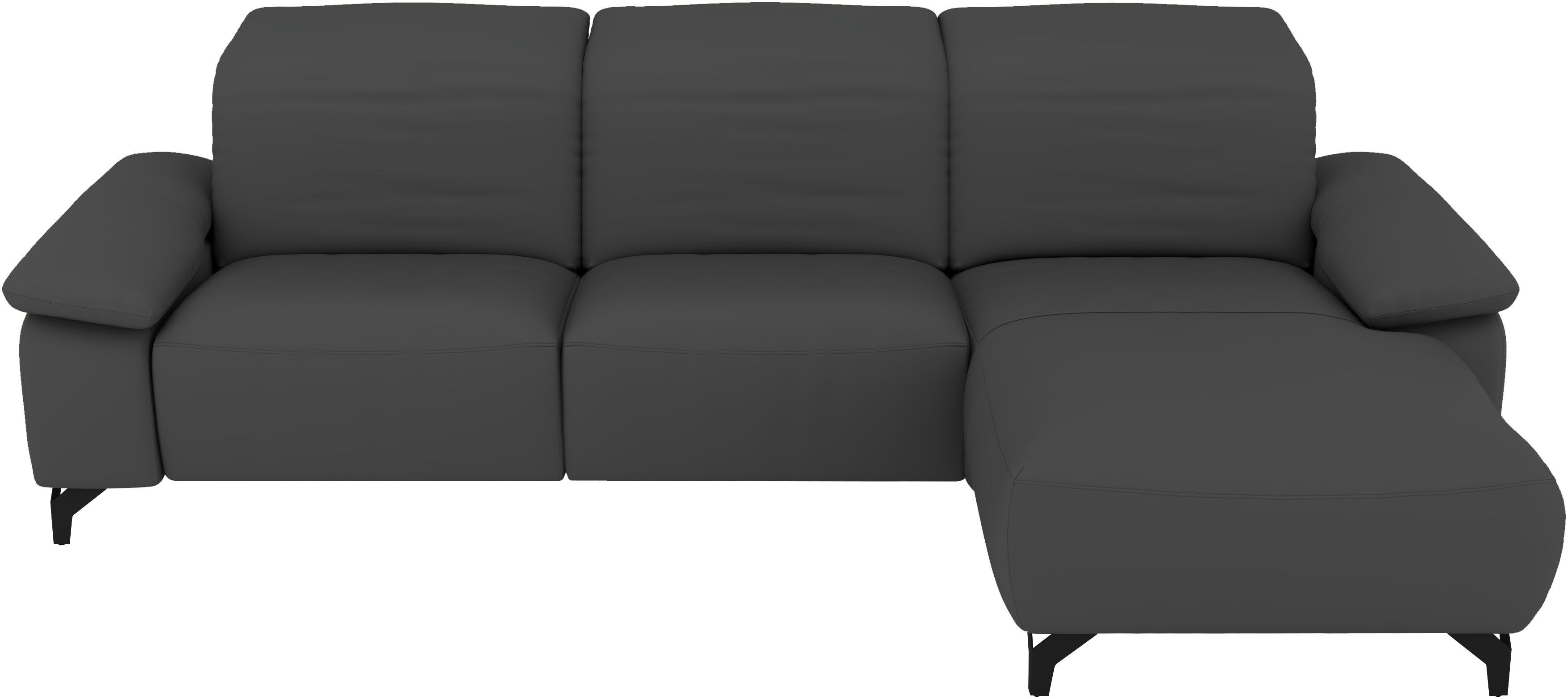 Musterring Ecksofa MR370 mit/ohne Relaxfunktion, verschiedene Unterfederungen zur Auswahl, Farbe, Material, Sitzkomfort und Funktion wählbar, Maße 280 x 180 cm