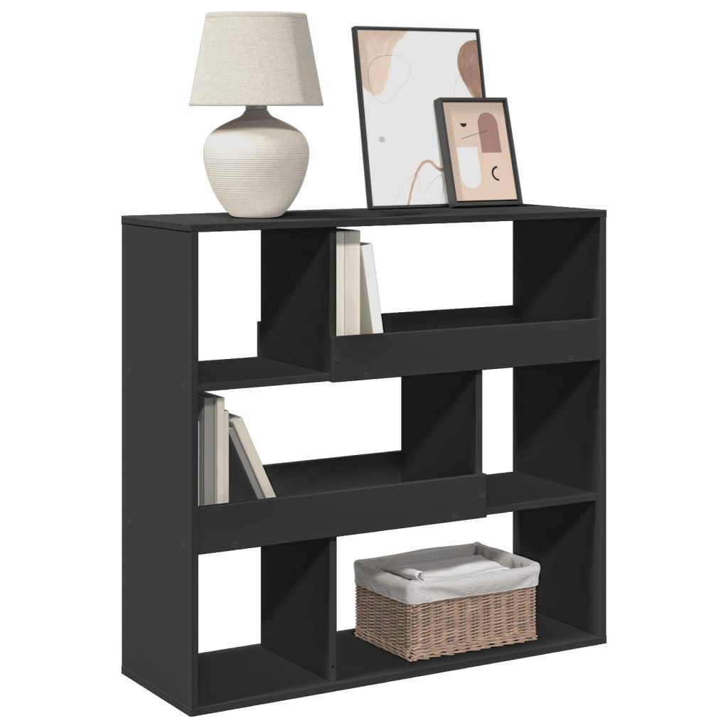 vidaXL Bücherregal Raumteiler Schwarz 100x33x94,5 cm günstig online kaufen