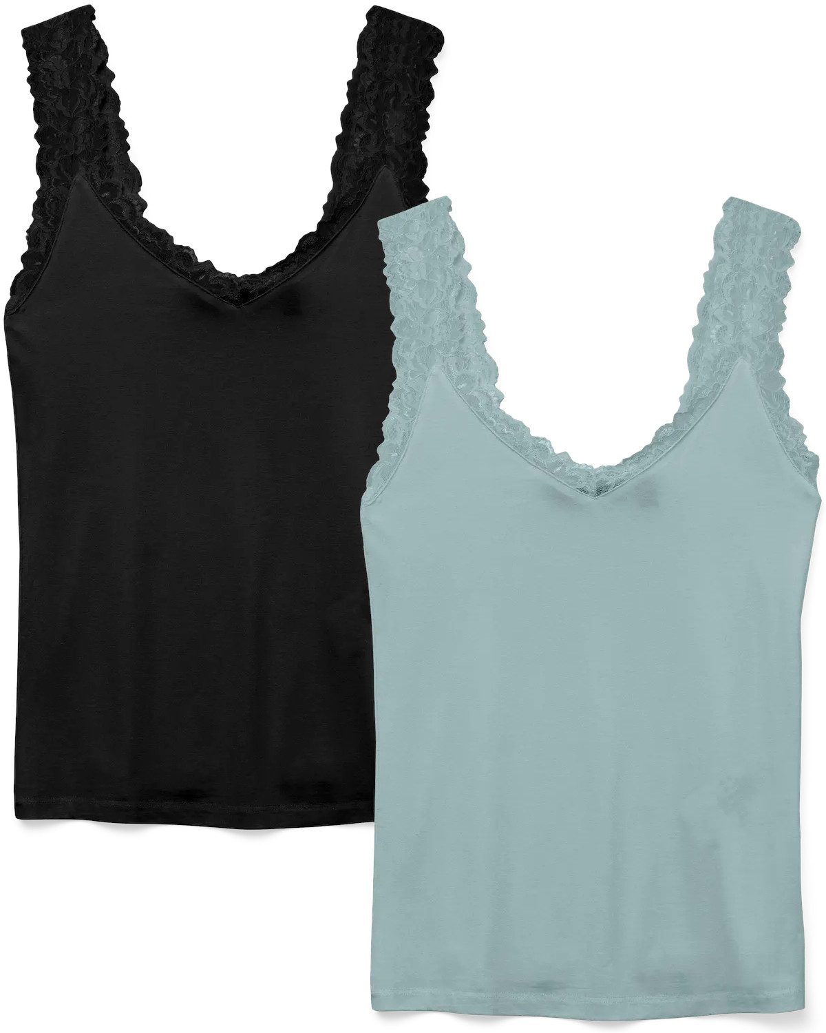 Vero Moda Spitzentop (Set, 2er-Pack) Basic günstig online kaufen