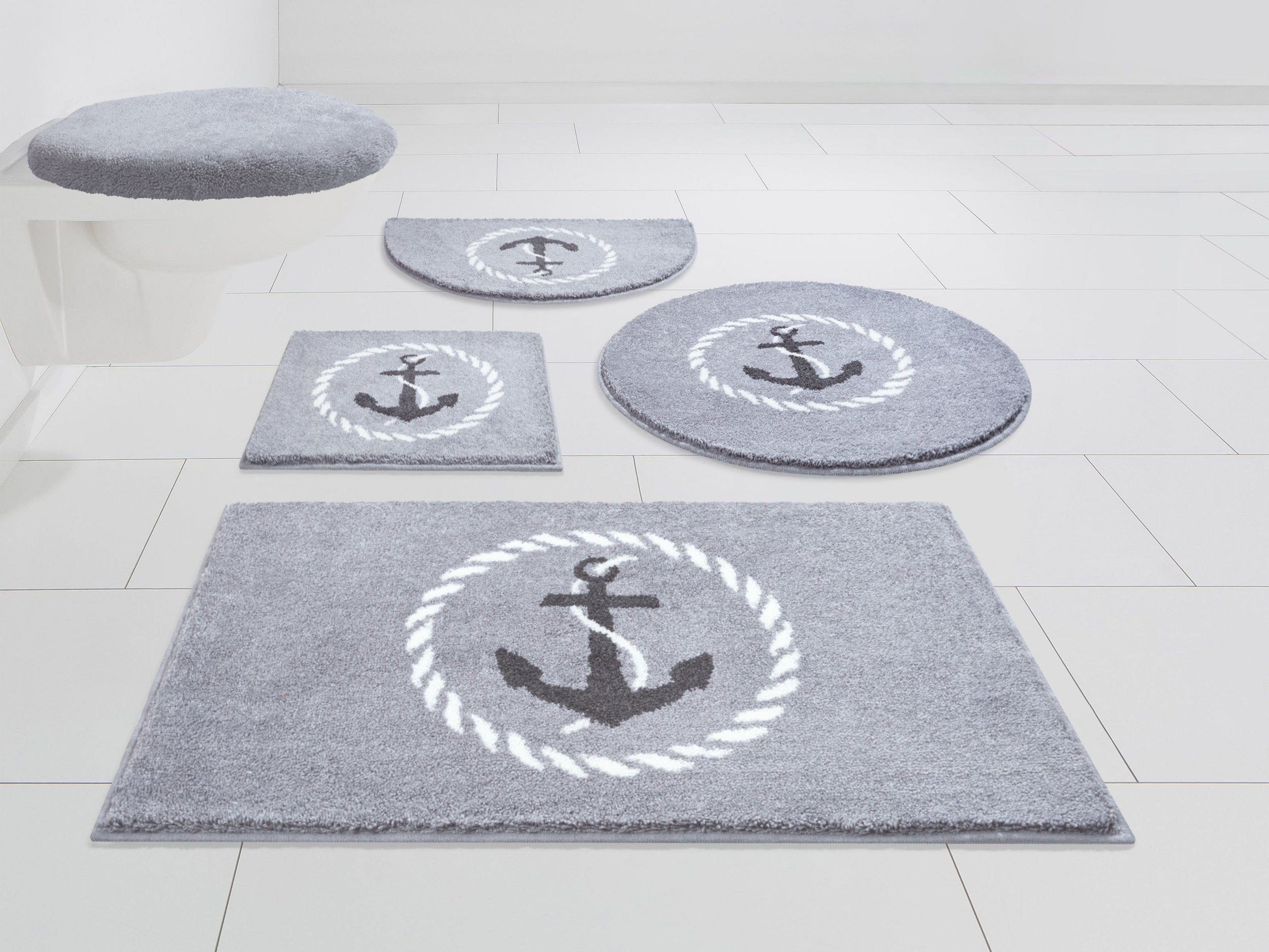 Grund Badematte Port Louis, Höhe 20 mm, rutschhemmend beschichtet, fußboden günstig online kaufen