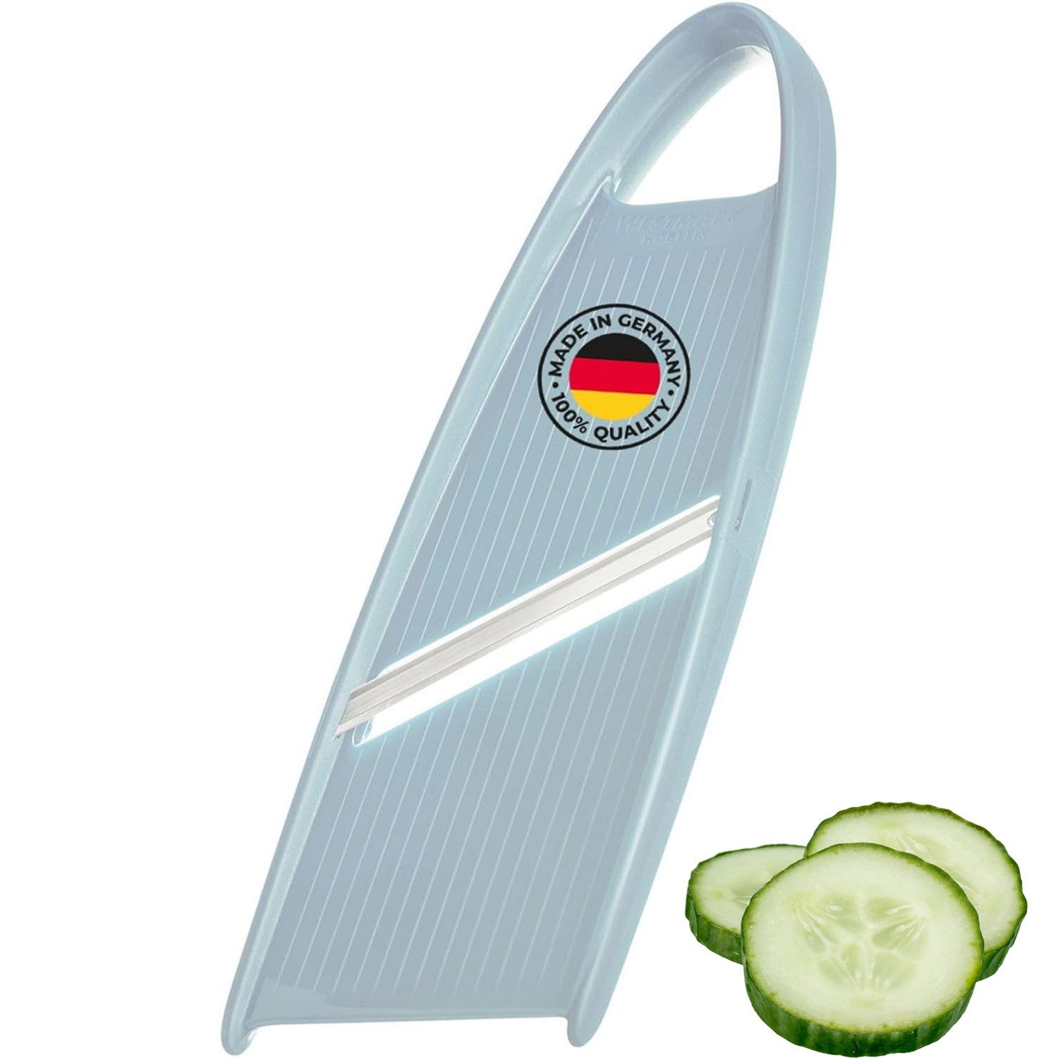 WESTMARK Gemüsehobel Hobelix, Kunststoff/Rostfreier Edelstahl, Blau, 117022EB, ABS, Edelstahl