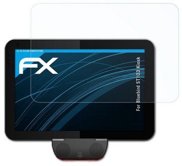 atFoliX Schutzfolie Displayschutz für Bluebird ST103 Kiosk, (2 Folien), Ultraklar und hartbeschichtet
