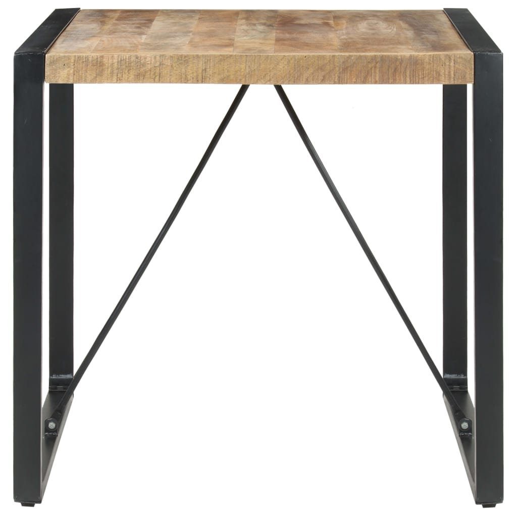 vidaXL Esstisch Esstisch 80x80x75 cm Raues holz (1-St)