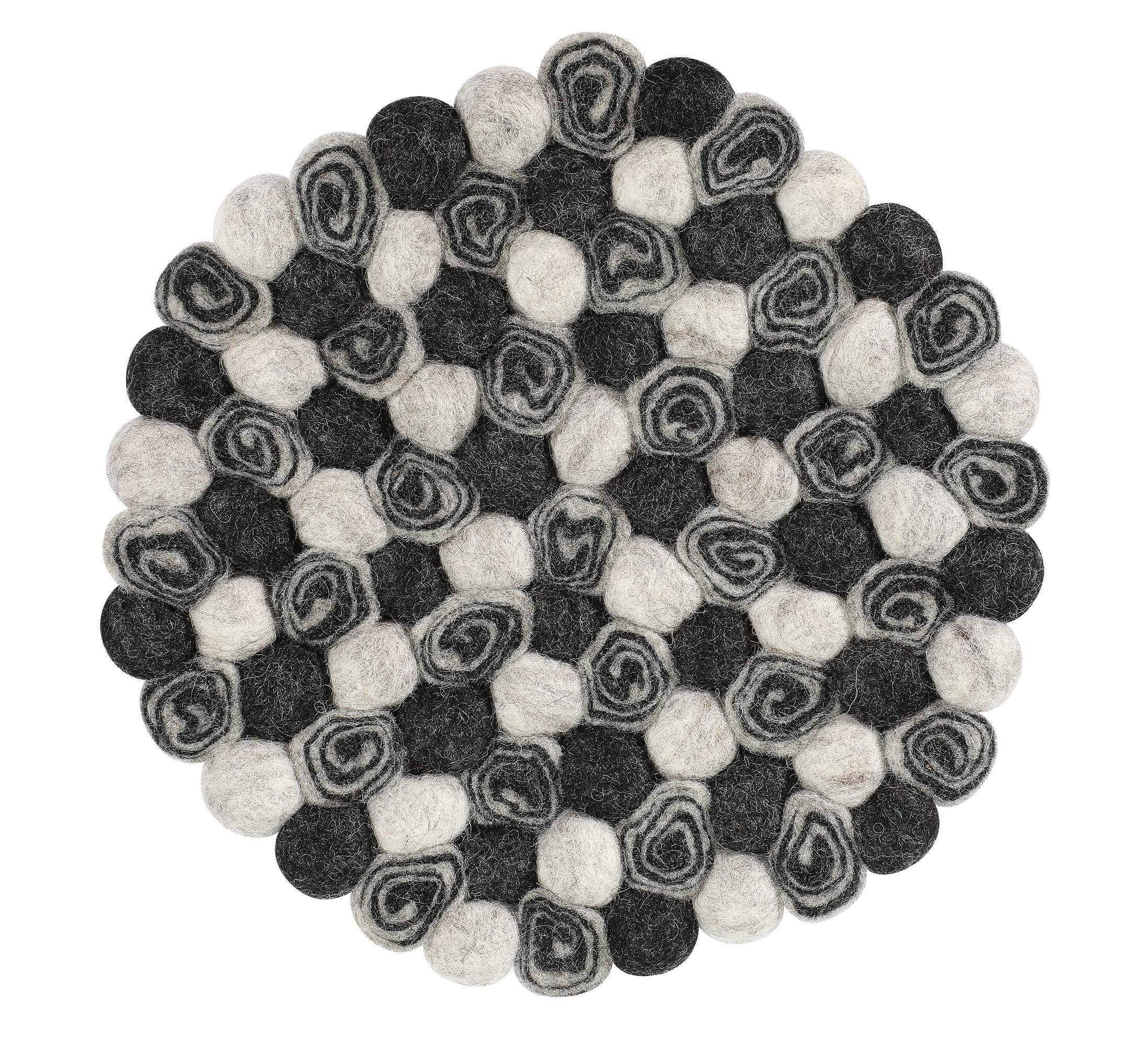 Cilio Topfuntersetzer Untersetzer Topfuntersetzer Schafwolle Filz Ø21cm Cilio LANA