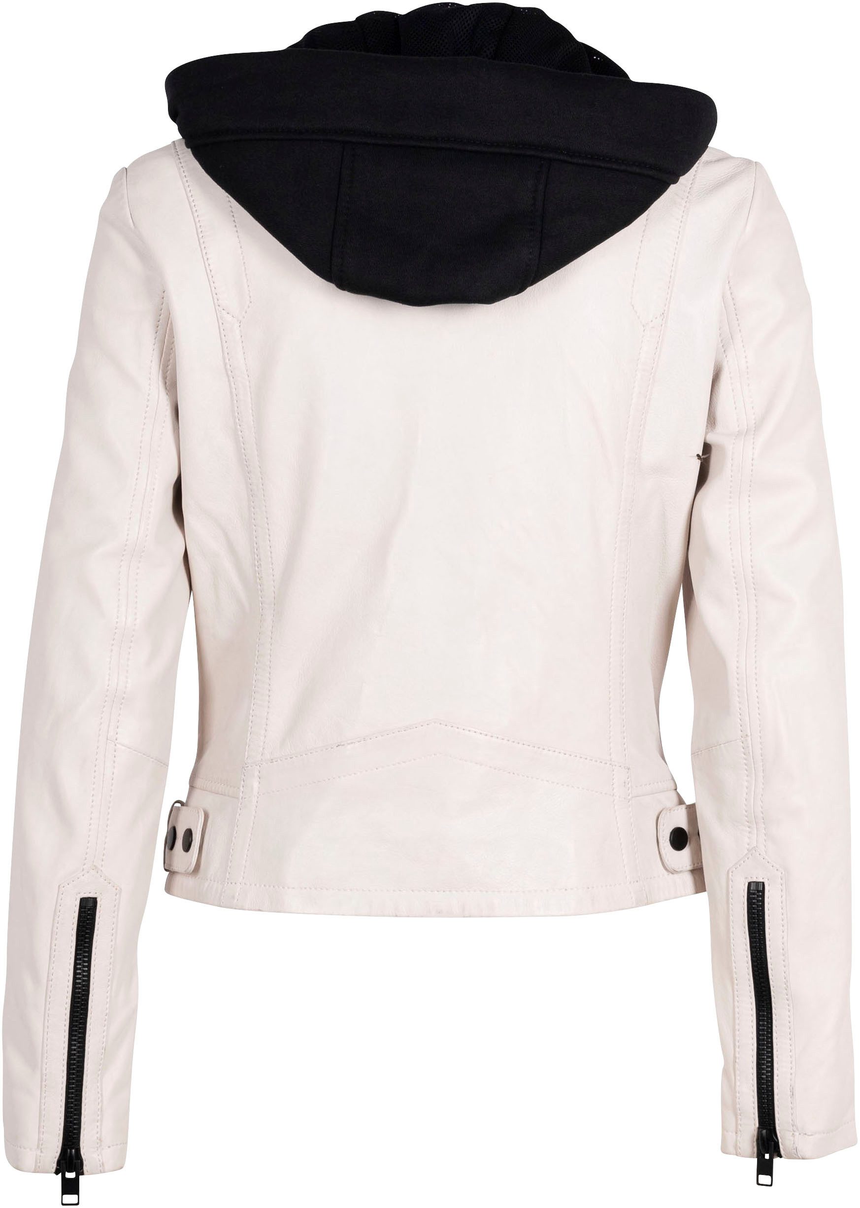 Mauritius Lederjacke 2Wrinko SF mit Zipper günstig online kaufen
