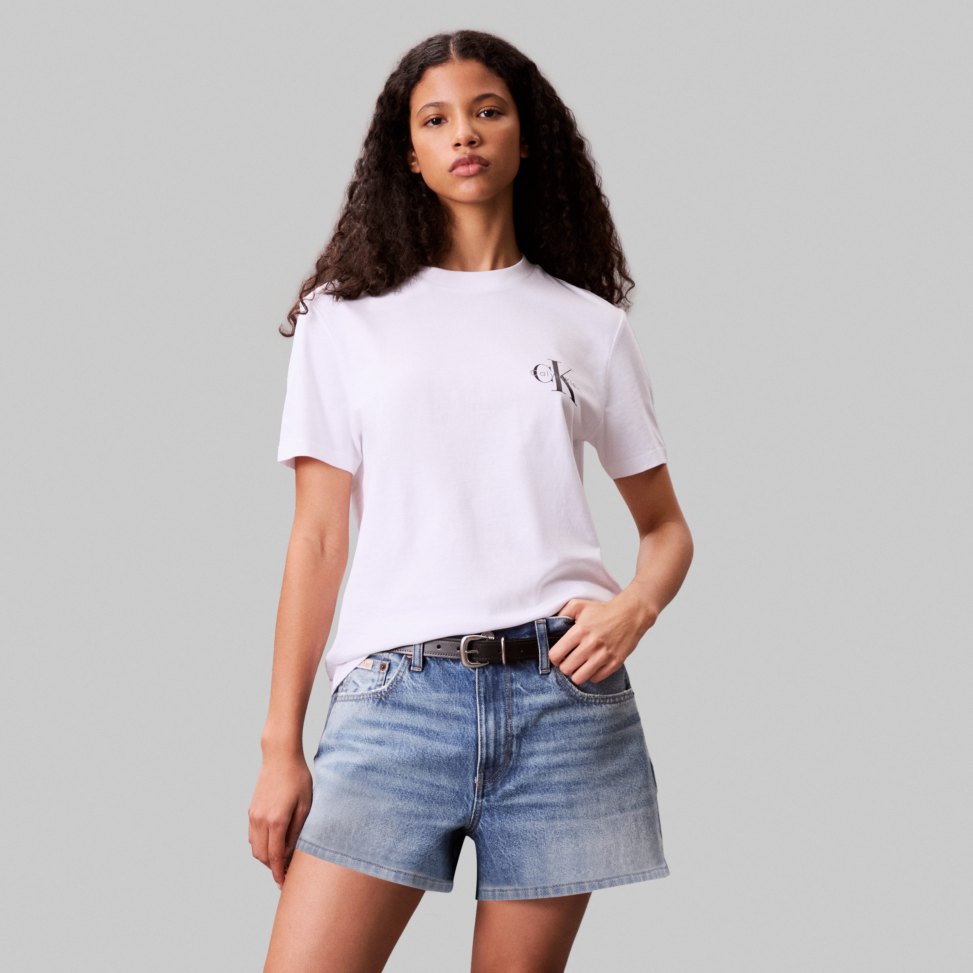 Calvin Klein Jeans T-Shirt (Packung, 2-tlg., 2er-Pack) Mit Rundhalsausschni günstig online kaufen