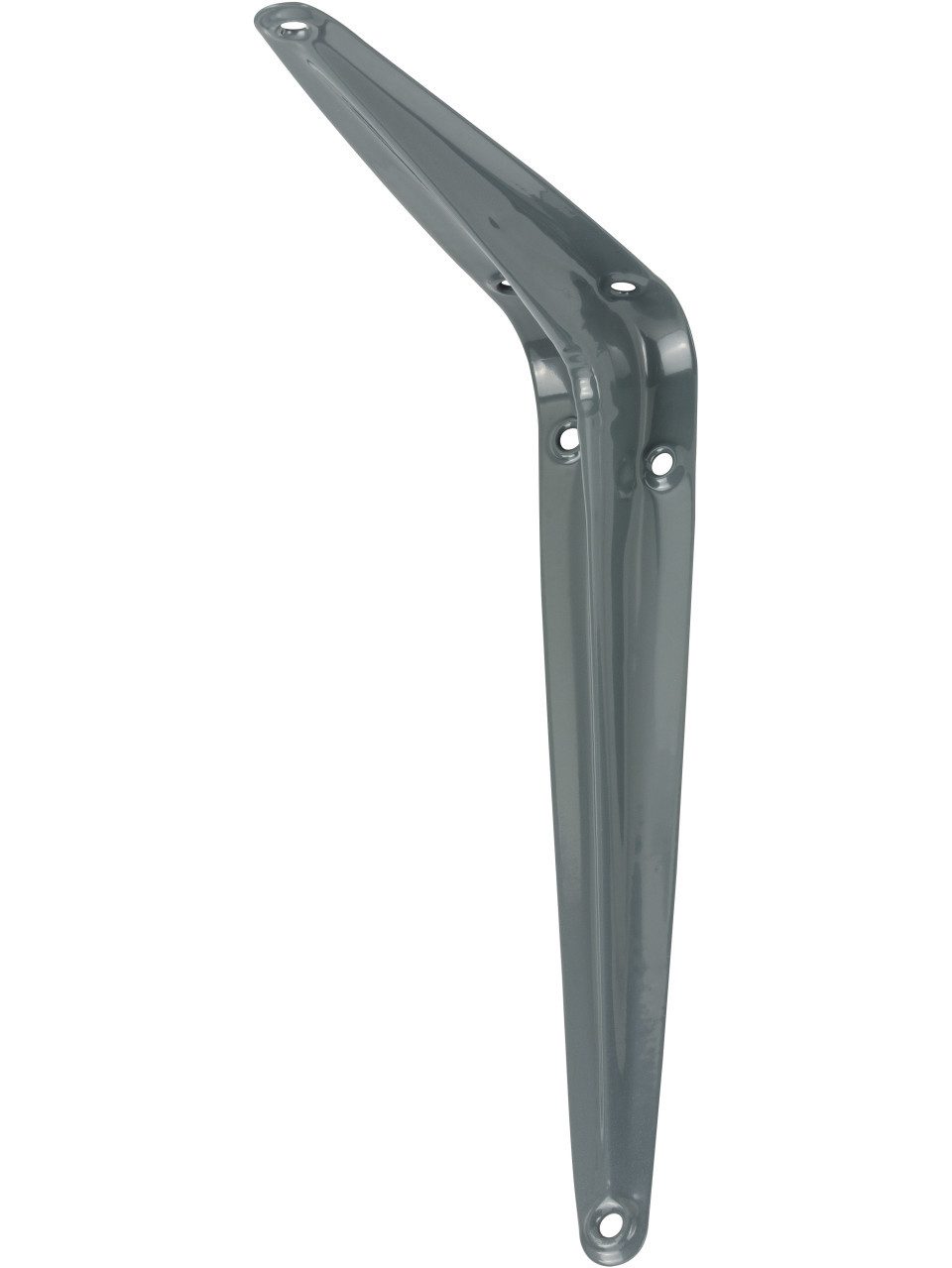 Vormann Wandregalhalter Vormann Stahlblechkonsolen grau 30 x 35 cm