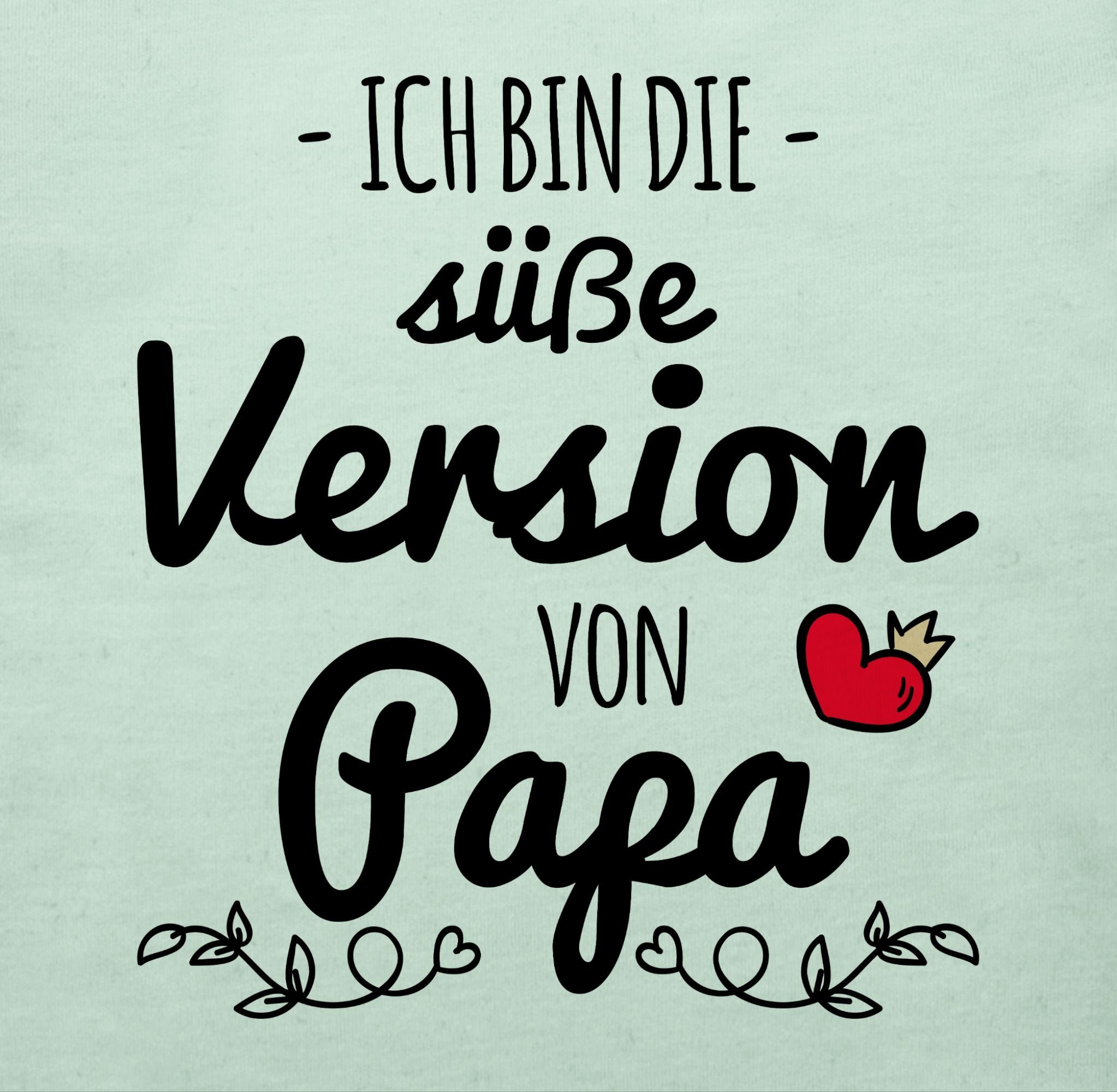 3 Mintgrün Vatertag T-Shirt Papa Süße Shirtracer Geschenk Version von Baby