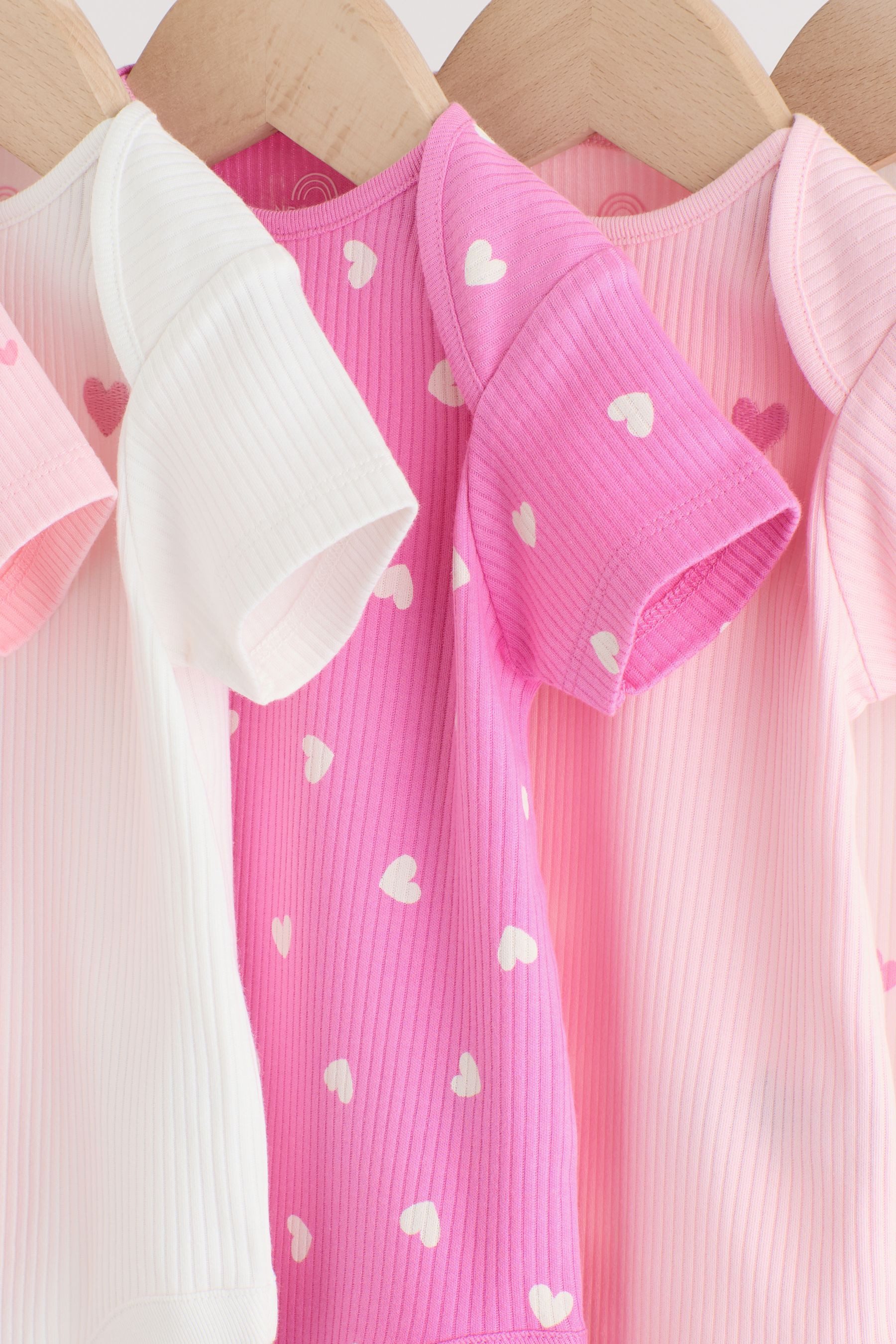 Next Kurzarmbody Kurzärmelige Baby Bodysuits im 5er-Pack (5-tlg)