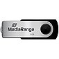 Mediarange »MediaRange MR908 8 GB - Speicherstick - schwarz/silber« USB-Stick, Bild 1
