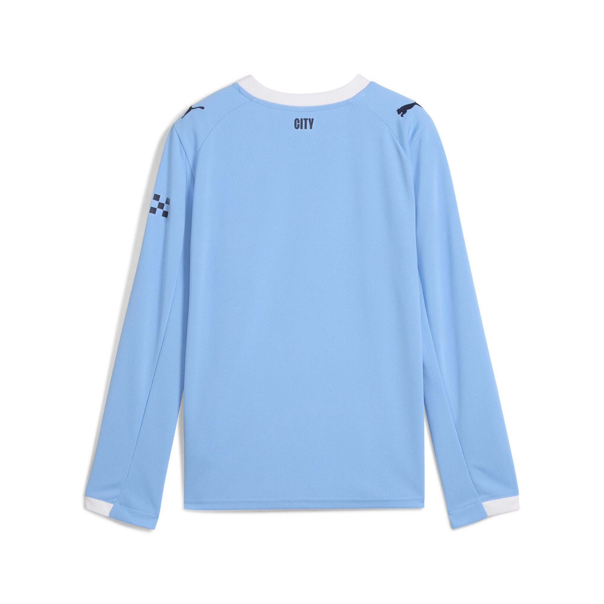 PUMA Trainingsshirt Manchester City 25/26 Langarm-Heimtrikot Jugendliche