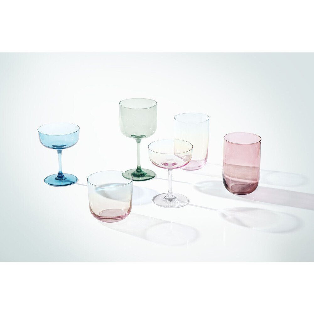 Villeroy & Boch Glas Wasserglas 2er-Set Like Pearl, 2-tlg., Kristallglas, Wasserglas, 2-tlg., Ø9cm, Kristallglas, mehrfarbig – Bild 3 von 3
