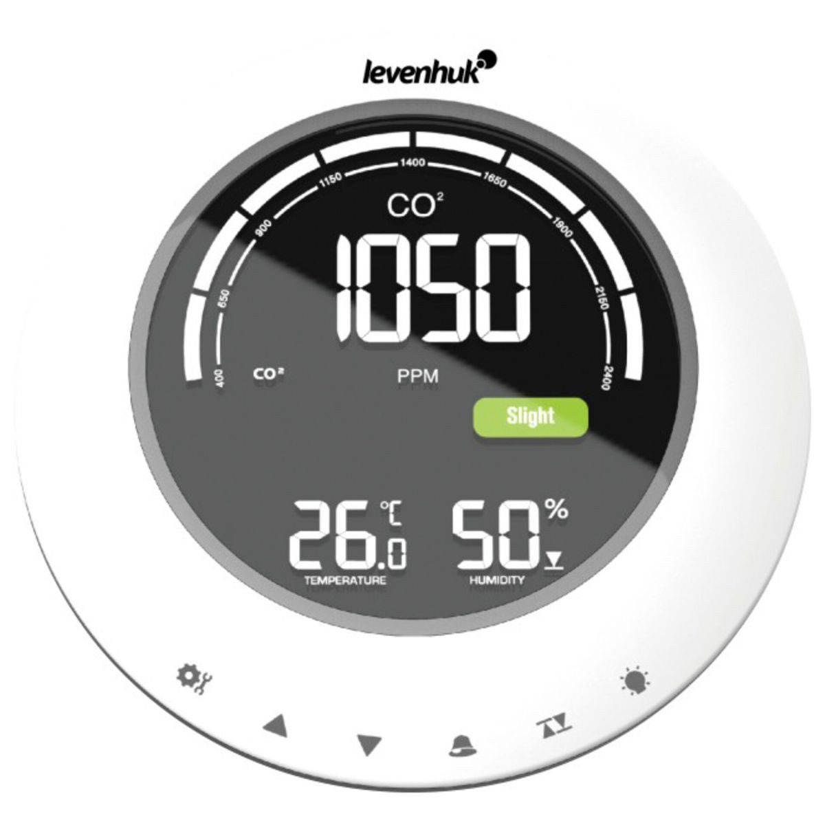 Levenhuk Wezzer PLUS LP90 CO2-Messgerät Gefahrenmeldeanlage