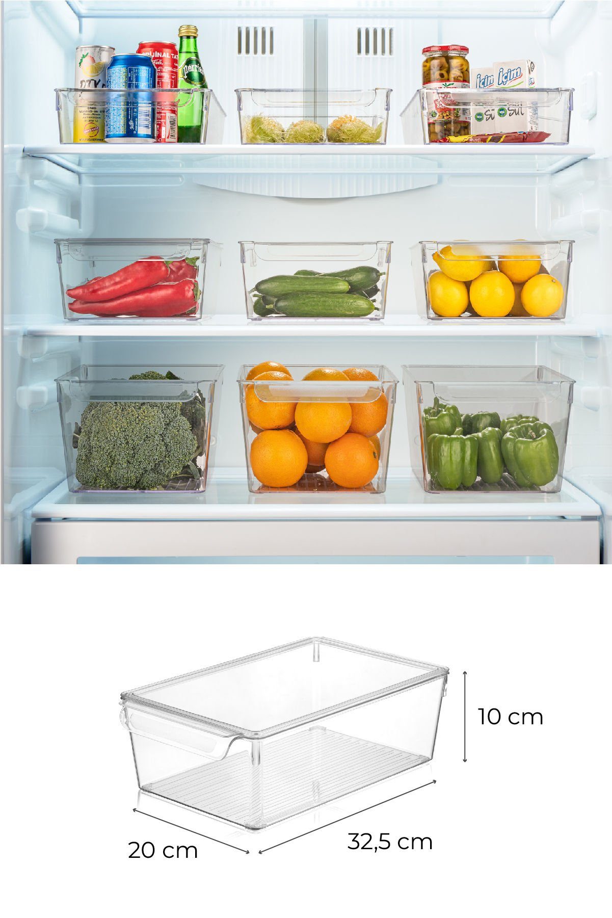 Hermia Concept Vorratsdose Transparent, 100% Küchenaufbewahrung, Sonstige Plastik FRM3416