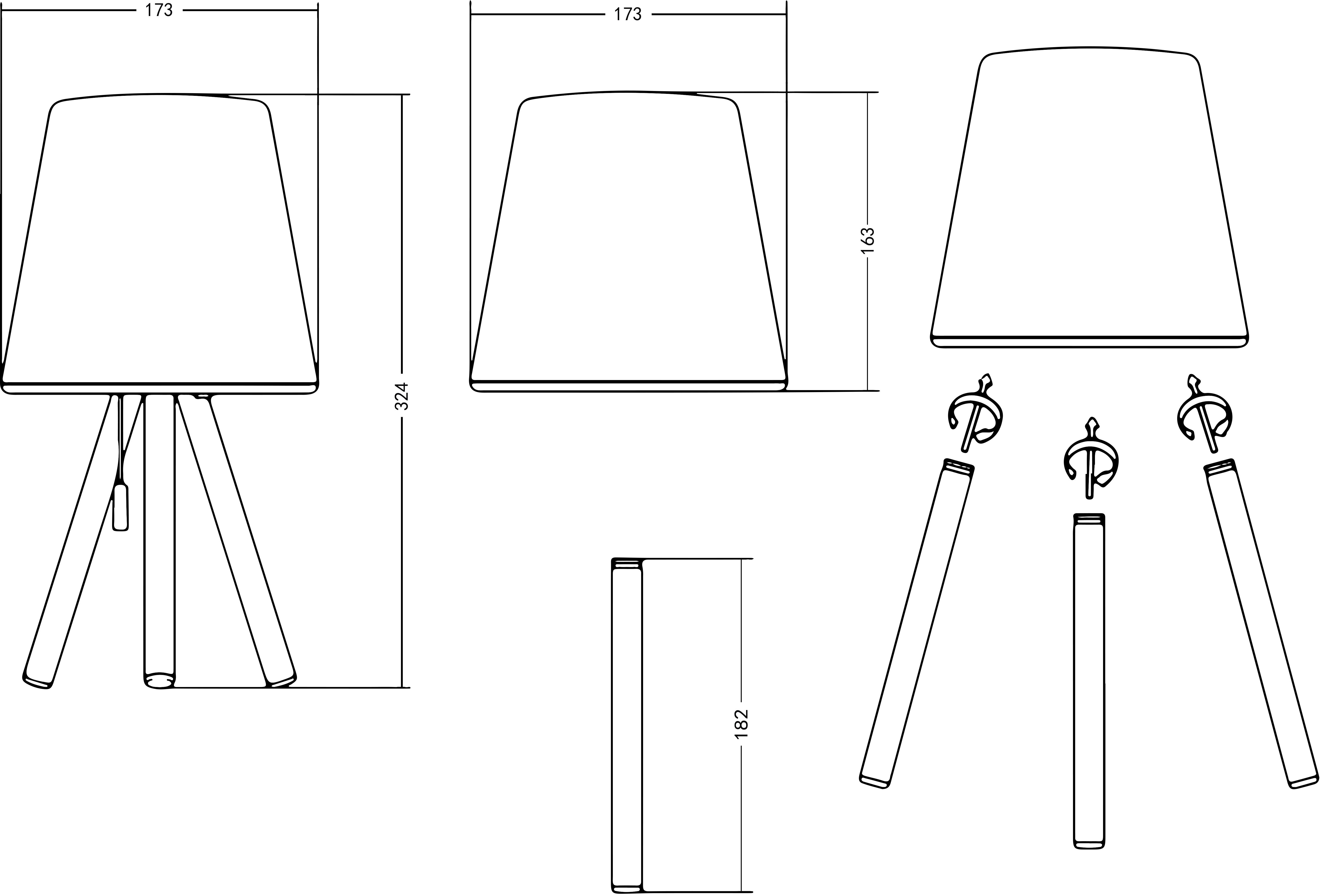 Northpoint LED Schreibtischlampe LED Akku Tischlampe günstig online kaufen