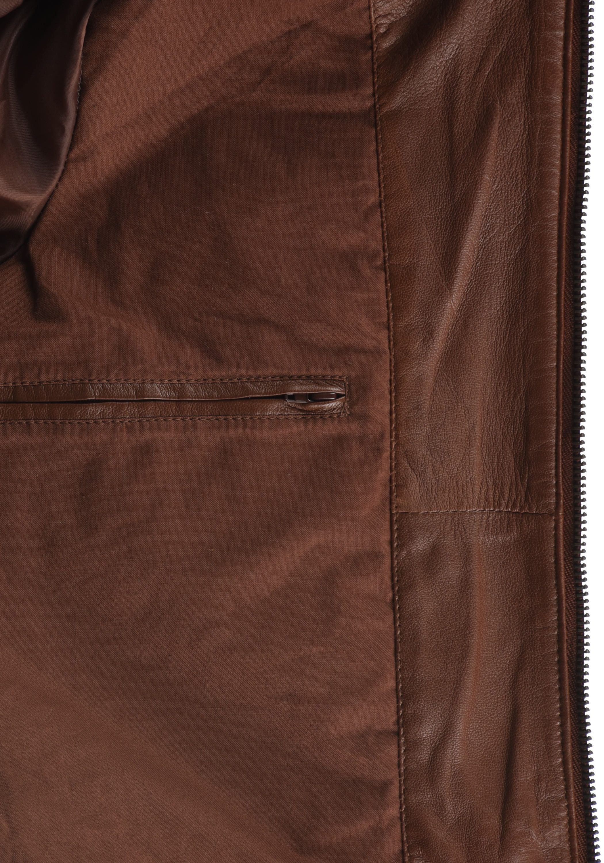 !Solid Lederjacke SDFamash Bikerjacke aus 100% Schafsleder