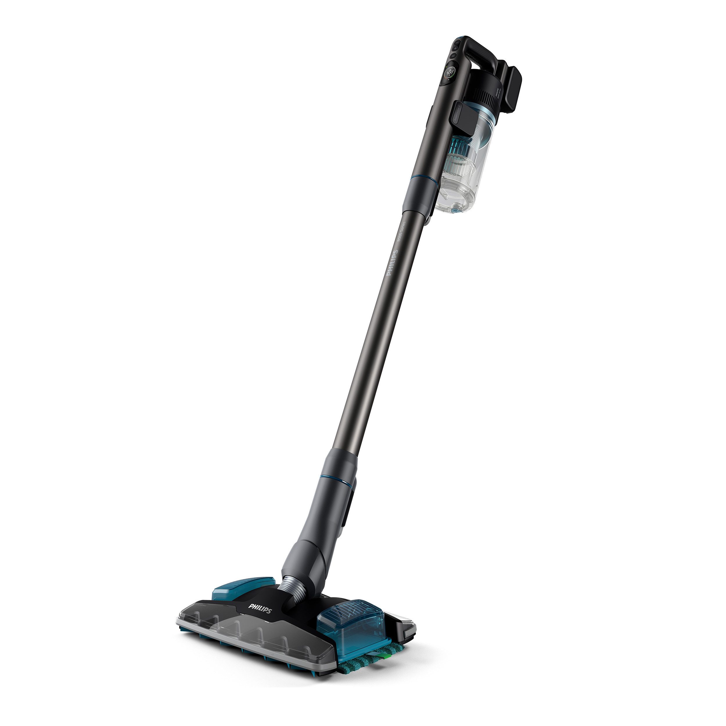 Philips Nass-Trocken-Sauger XC8055/01 Aqua Plus 8000 Series „Alleskönner“, 56,7 W, beutellos, mit bis zu 80 Minuten Laufzeit und adaptiver Saug- und Wischdüse