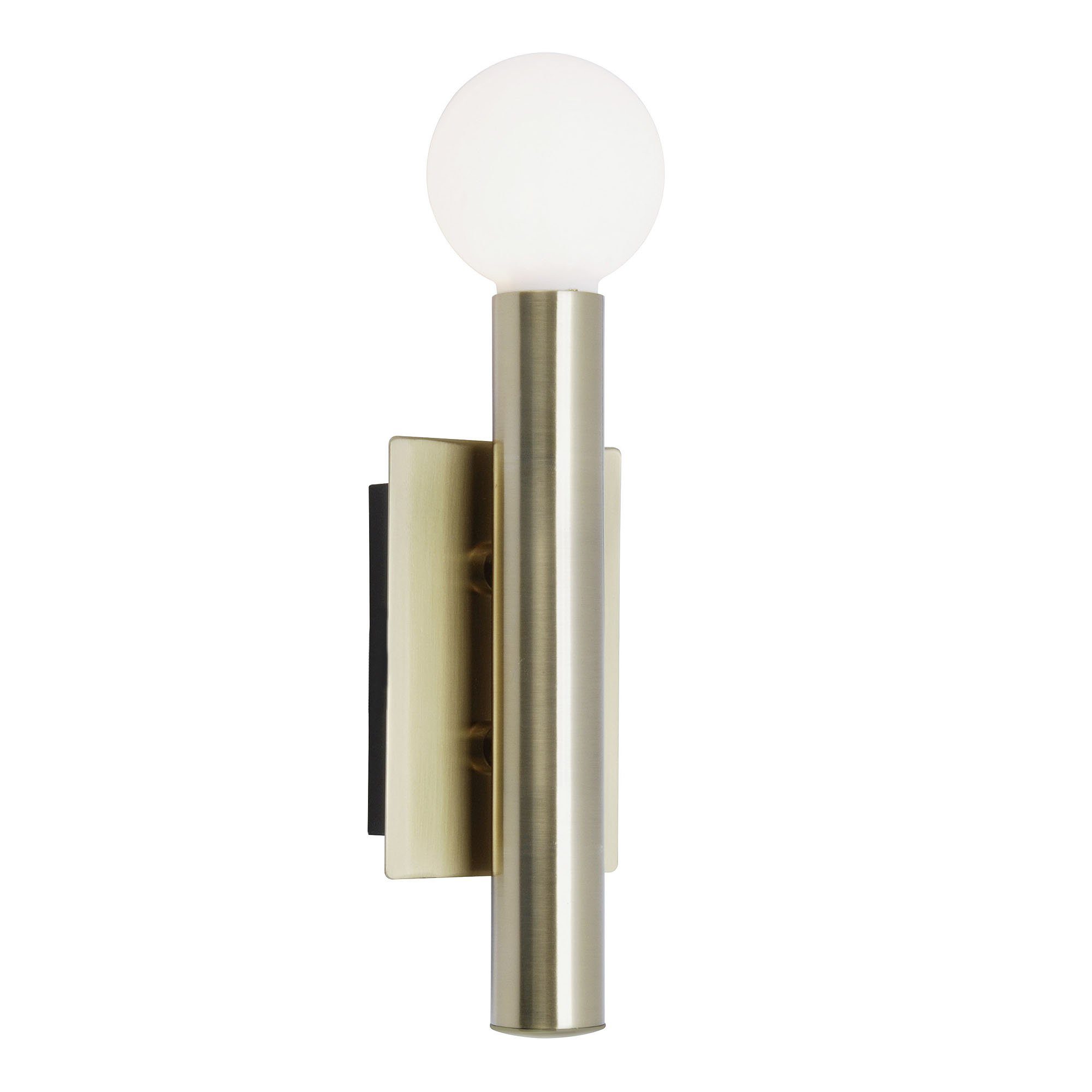 Brilliant Wandleuchte Lucky, ohne Leuchtmittel, messing antik