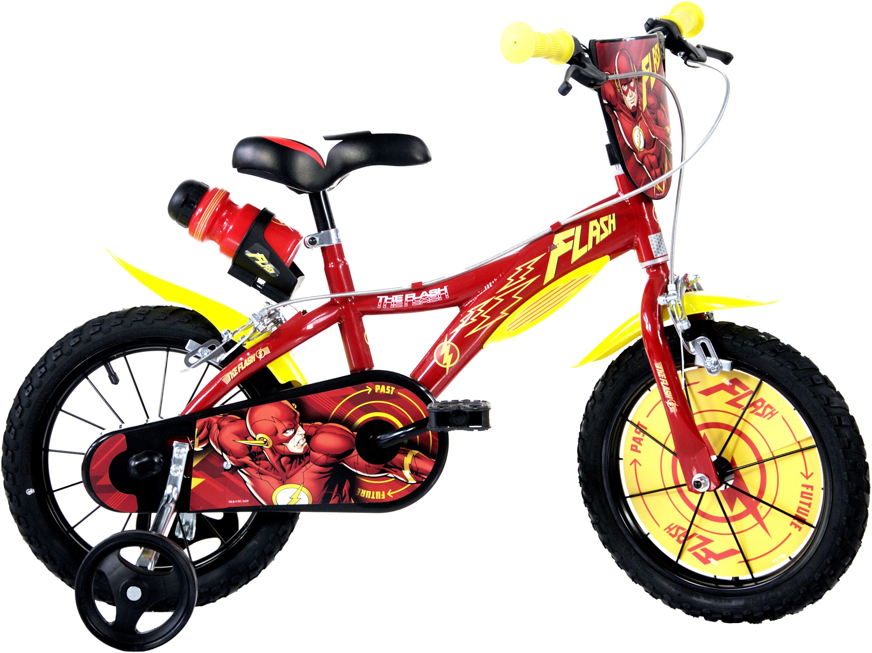 Dino Bikes Kinderfahrrad Flash 14" Kinderfahrrad 3-6 Jahre, 1 Gang, ohne Schaltung