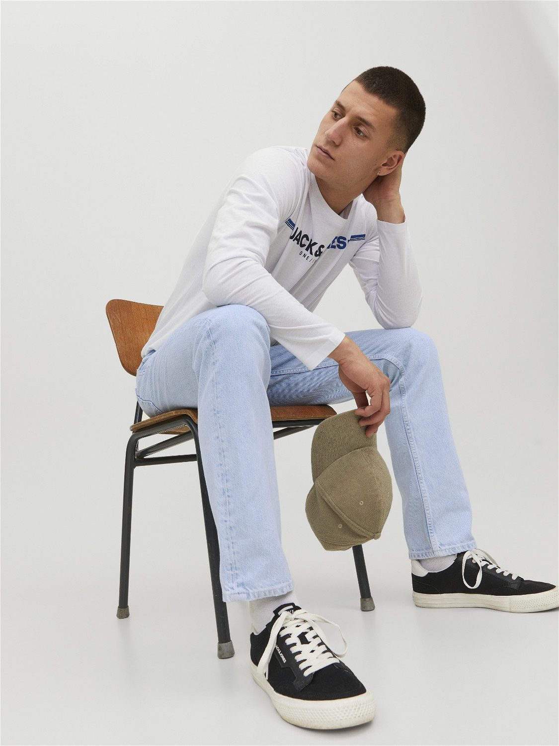 Jack & Jones Relax-fit-Jeans Herren Jeans Hose Blau Hell JJICHRIS JJORIGINAL CJ 220 NOOS