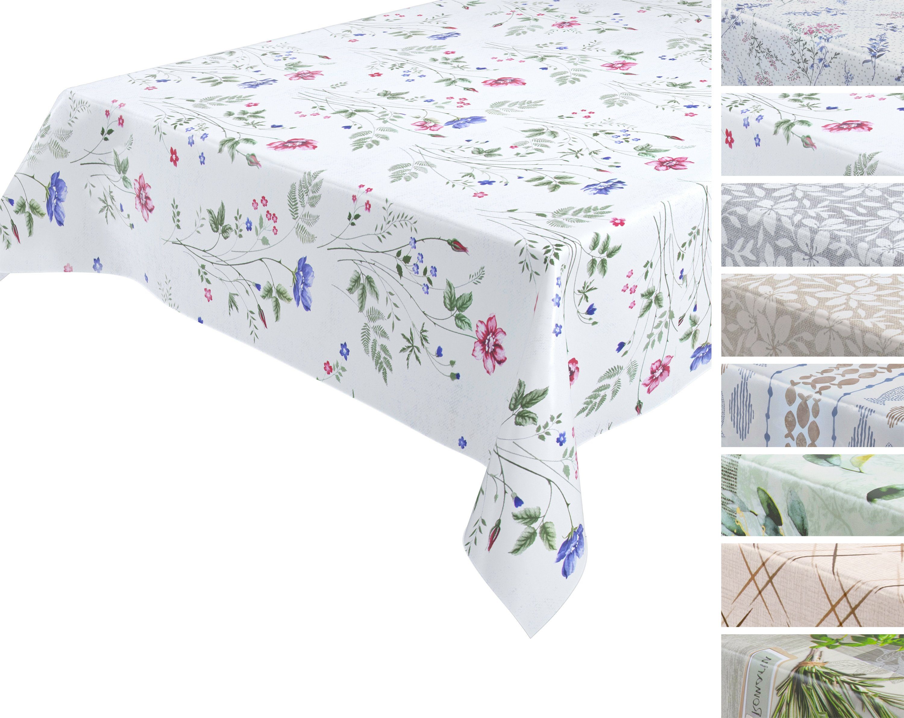 Beautex Tischdecke NATUR Wachstuchtischdecke, abwischbare Tischdecke, RUND günstig online kaufen