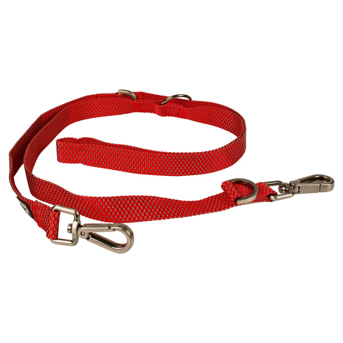 DUVO+ Hundeleine East Duo Leine Nylon rot