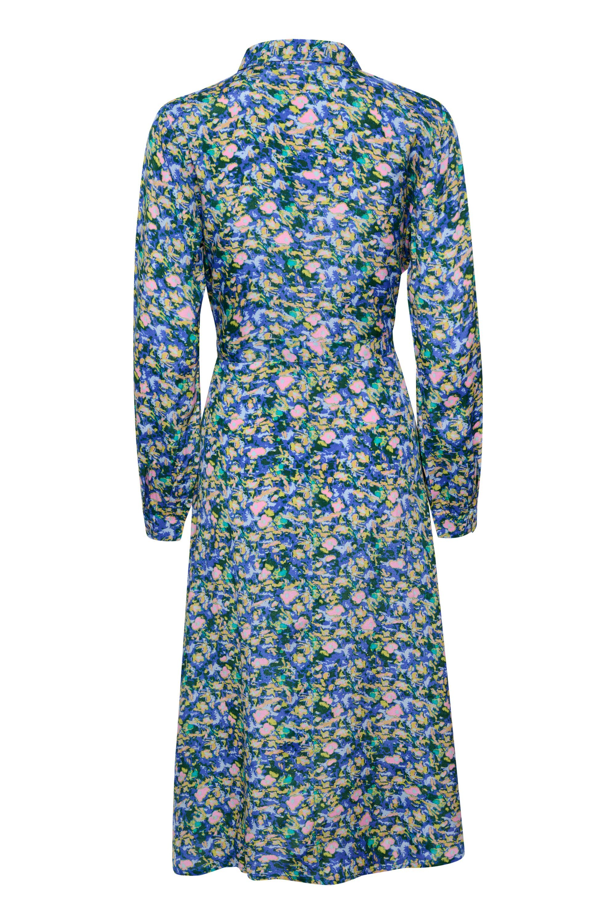 KAFFE Jerseykleid Kleid Print KAmaria Blurry Flower Blue