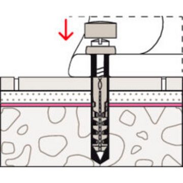 Fischer Universaldübel Befestigungs-Set WC N