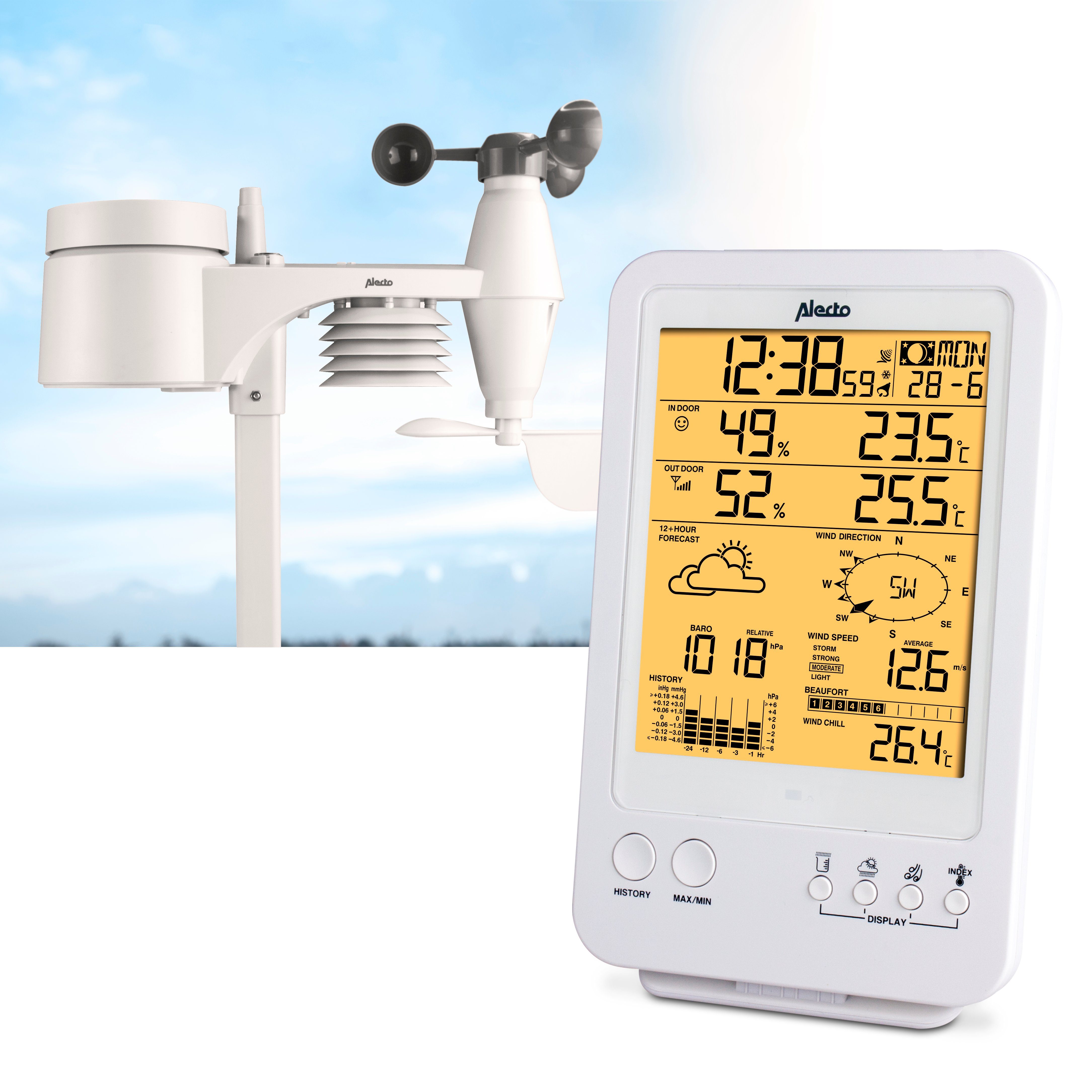 Alecto WS-4800 Wetterstation