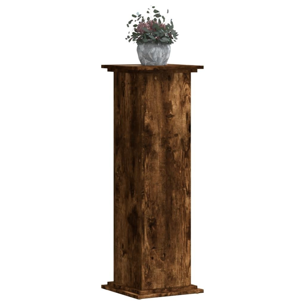 vidaXL Blumenständer Pflanzenständer Räuchereiche 33x33x100 cm günstig online kaufen