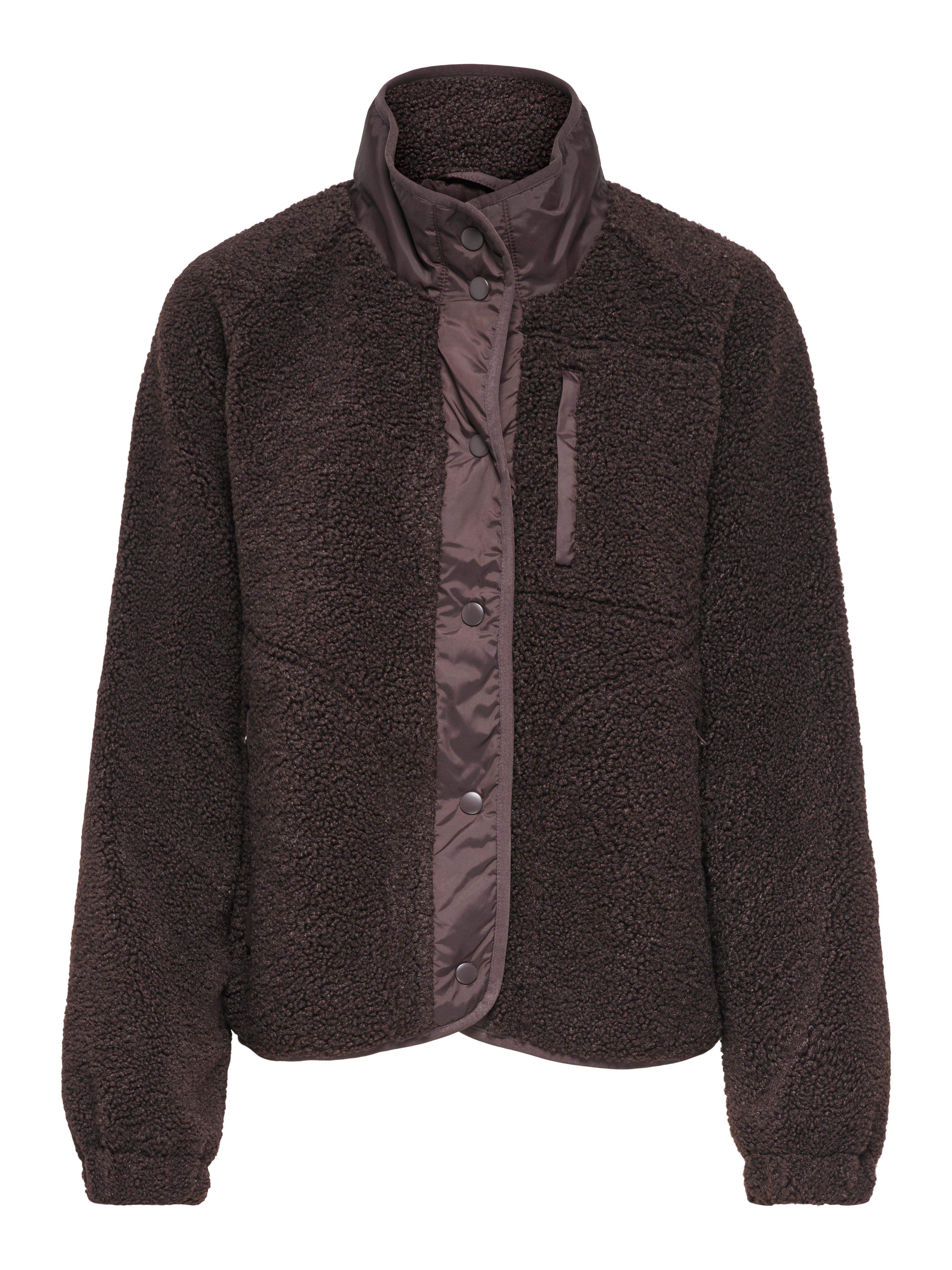 ONLY Plüschjacke ONLCARMEN TEDDY JACKET OTW Kunstfaser