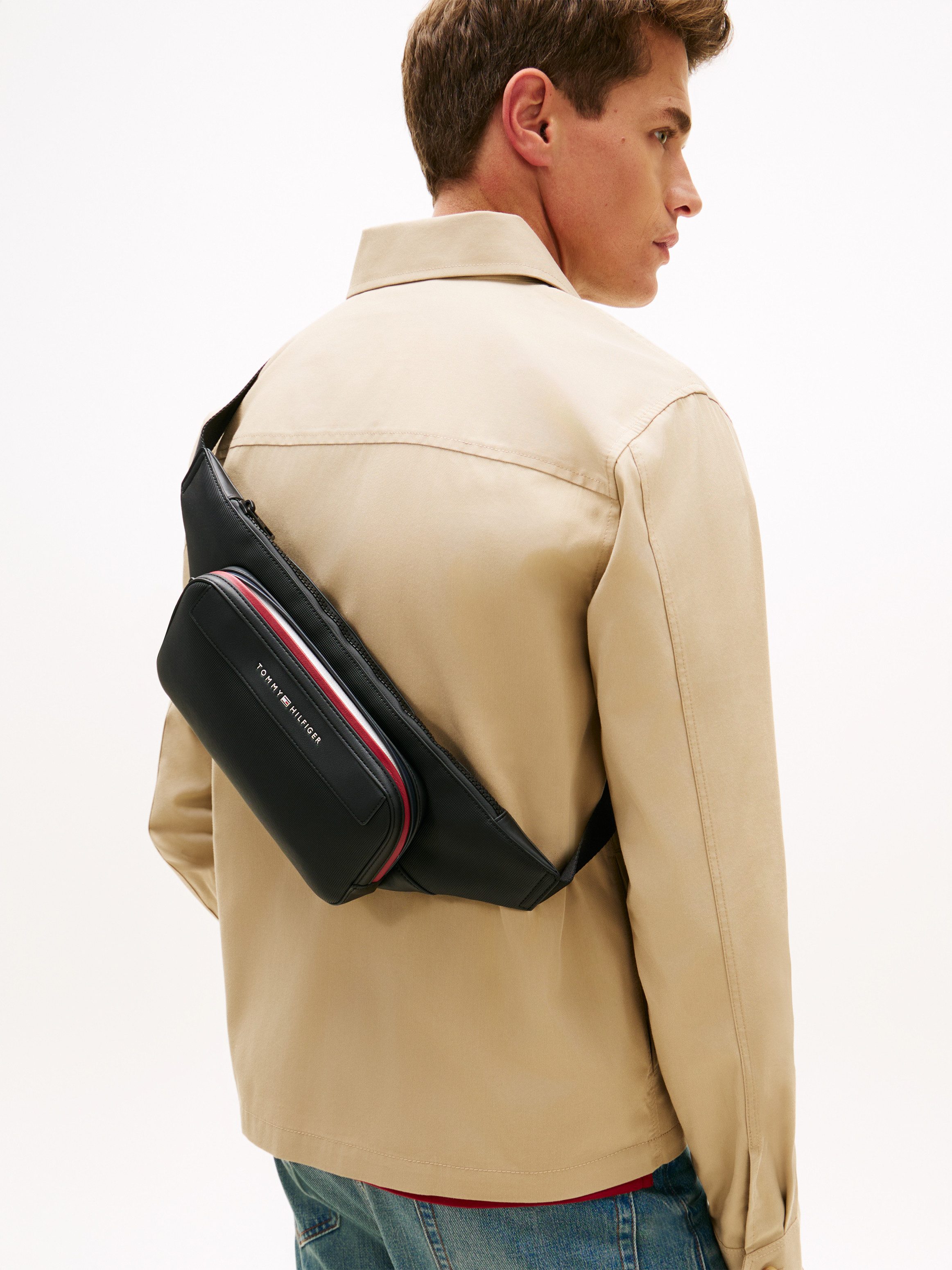 Tommy Hilfiger Bauchtasche TH FOUNDATION BUMBAG, Unisex Schultertasche, Cro günstig online kaufen
