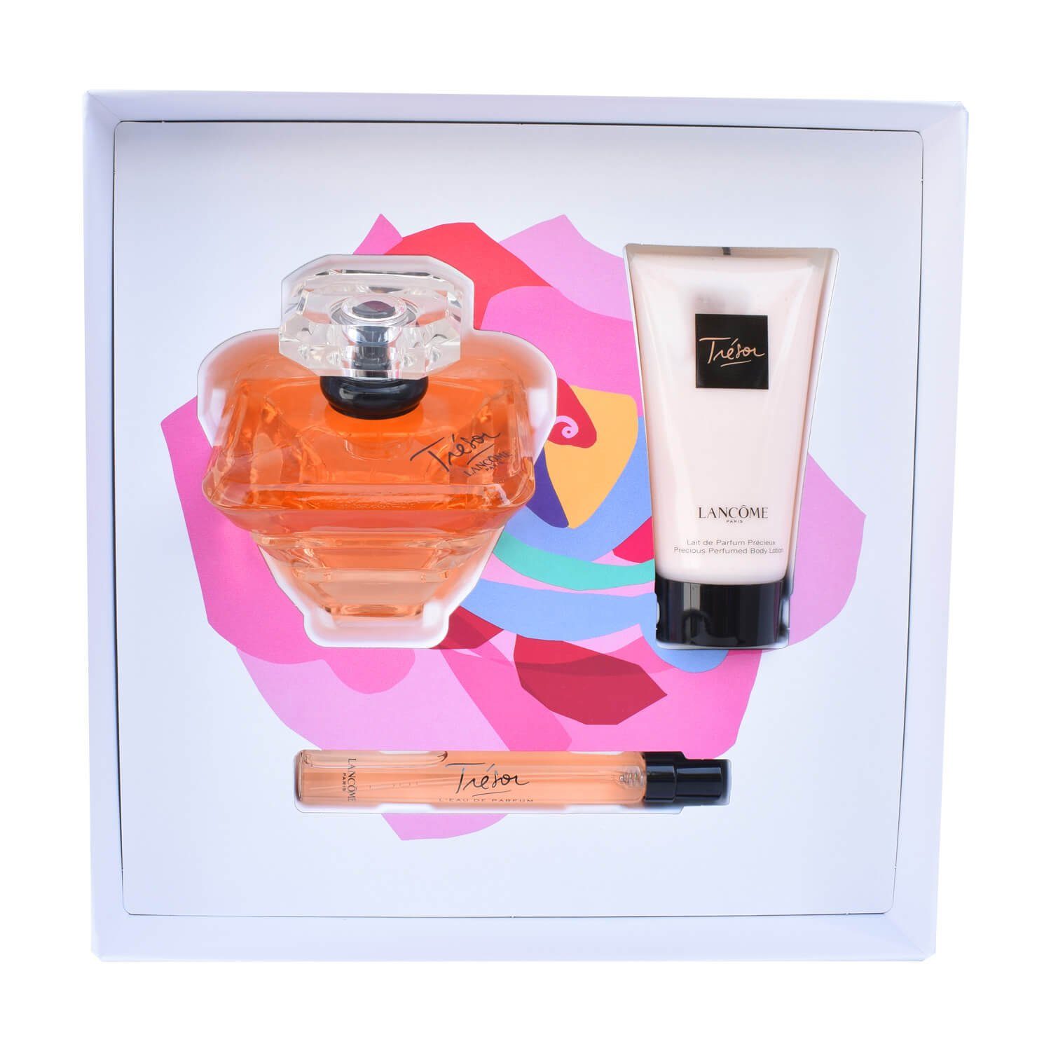 LANCOME Duft-Set Tresor Eau de Parfum 100 ml + 10 ml Stick + 50 ml Bodylotion