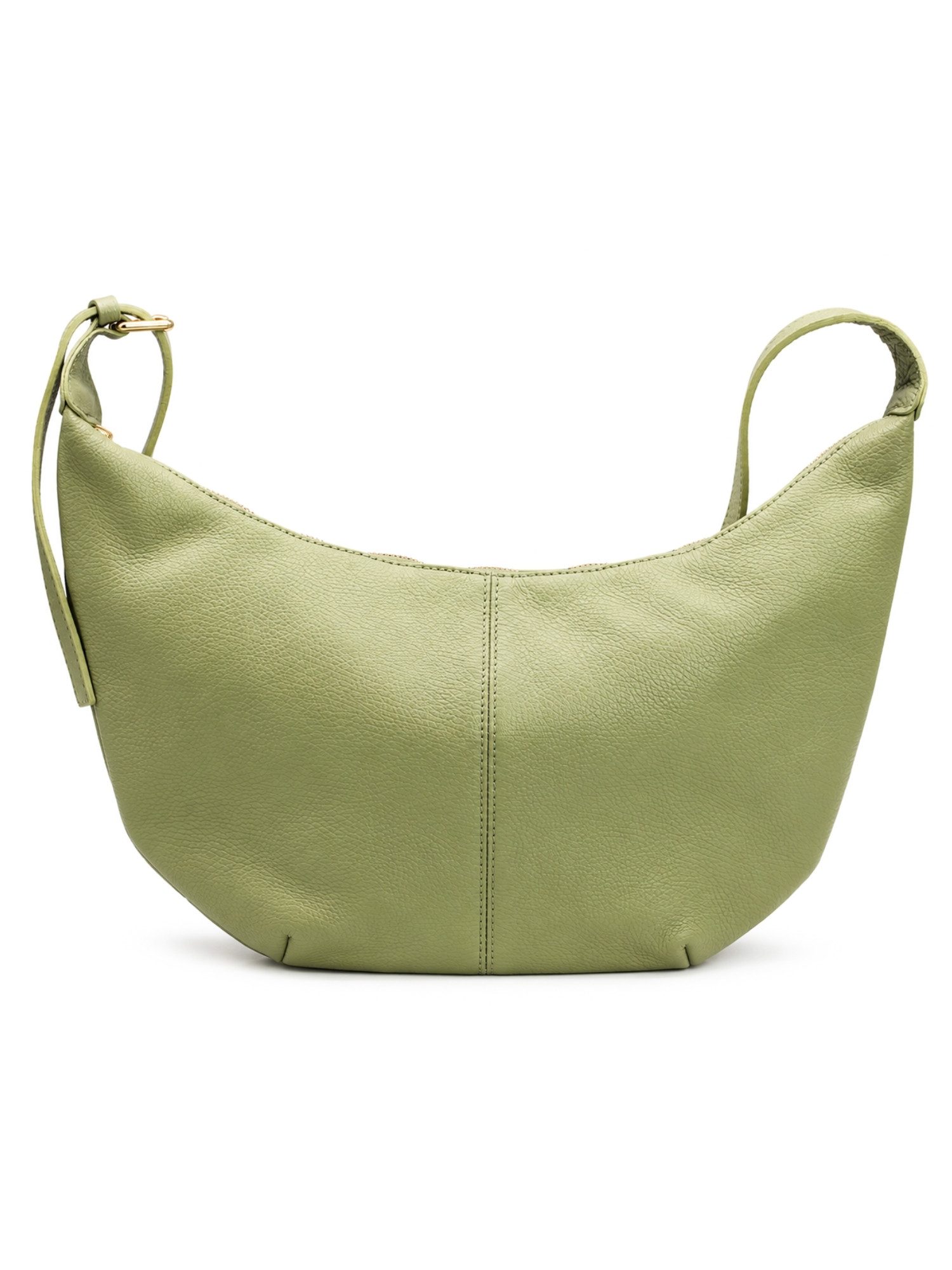 adelbags Schultertasche Lunara Echtleder Schultertasche Damen Hobo Bag Made in Italy (Einzelartikel), 100 % Echtleder Made in Italy mit verstellbarem Schulterriemen