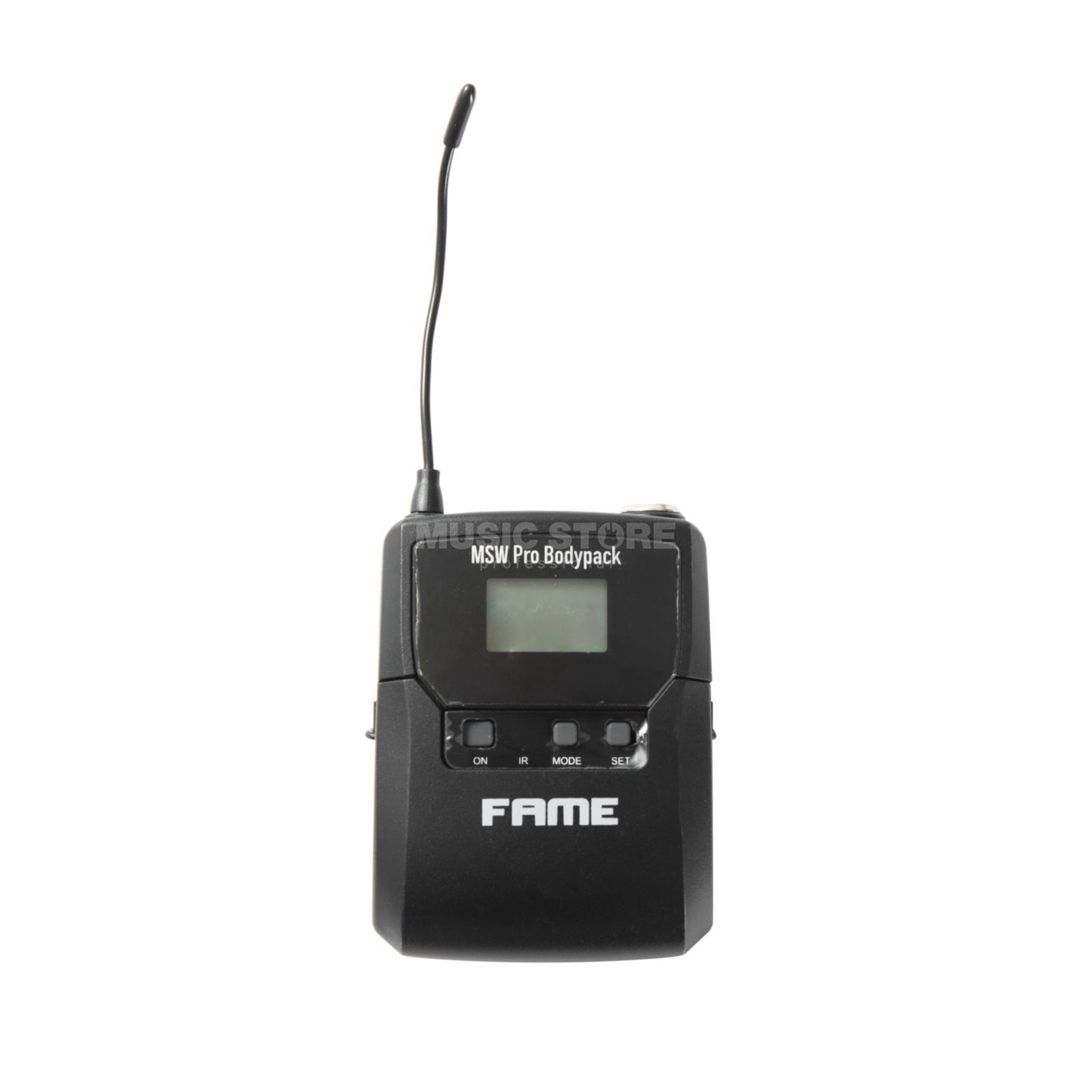 FAME Mikrofon (Audio MSW Pro Bodypack 863-865 Mhz Robuster Taschensender Einfache Bedienung Hohe Übertragungsleistung), Audio MSW Pro Bodypack, Robuster Taschensender, Hohe