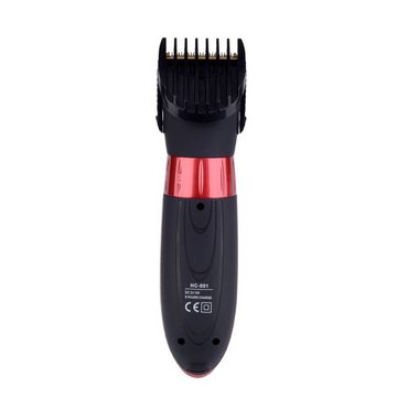 M2-Tec Haarschneider HC-001 Rot, Haarschneide-Set, 30 Längeneinstellungen, Akku/Netz