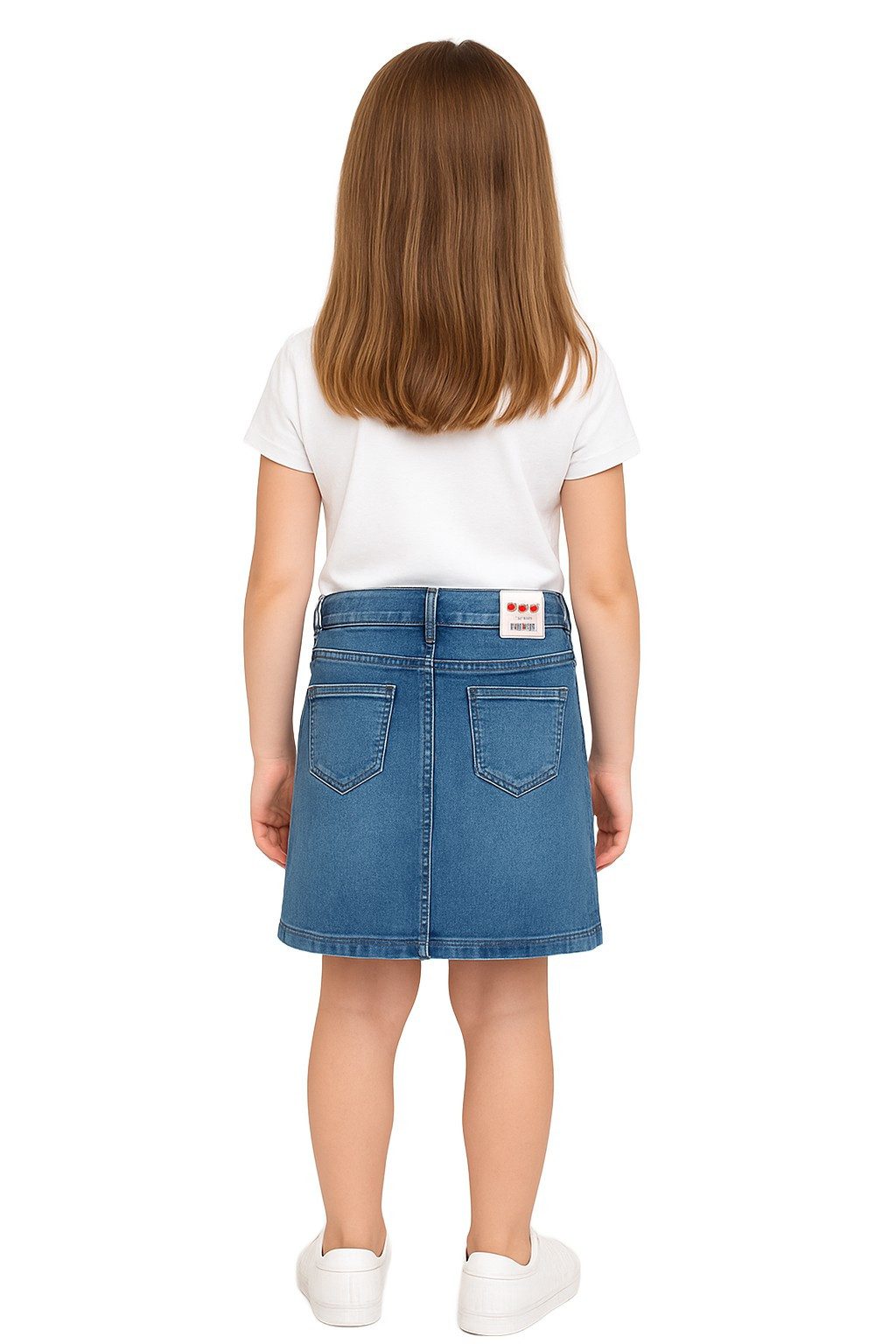 Girls Fashion Jeansrock Rock, Jeansrock, Stretch Rock R7609e