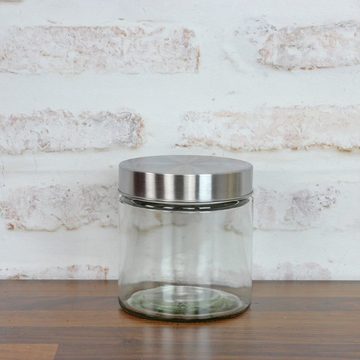 GAUMENKICK Vorratsglas Vorratsdose S Glas mit Deckel 0,85 Liter Aufbwahrungsglas Vorratsglas, Glas, (1-tlg)