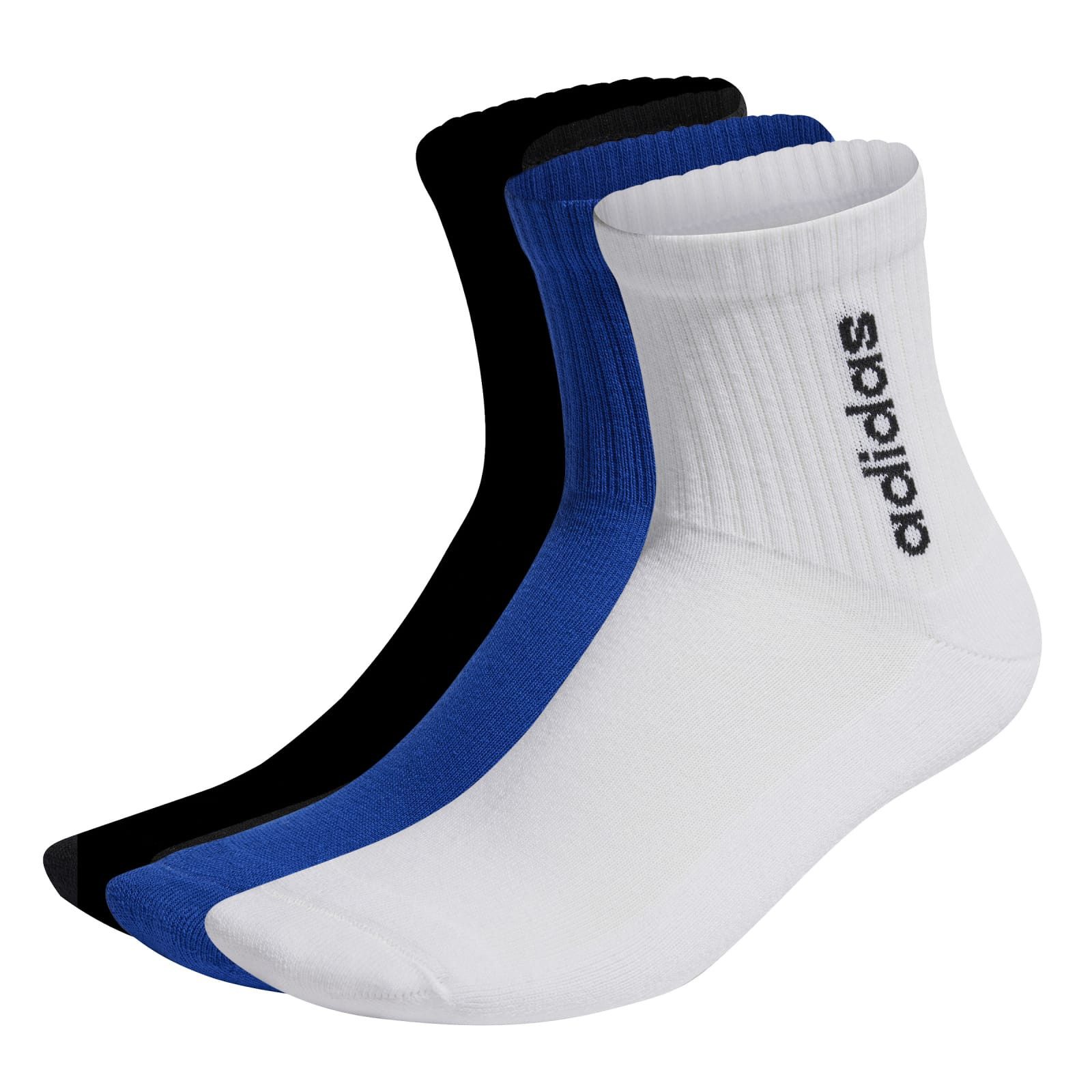 adidas Performance Sportsocken Ankle Half Cushioned Quarter blau/weiss/schw günstig online kaufen