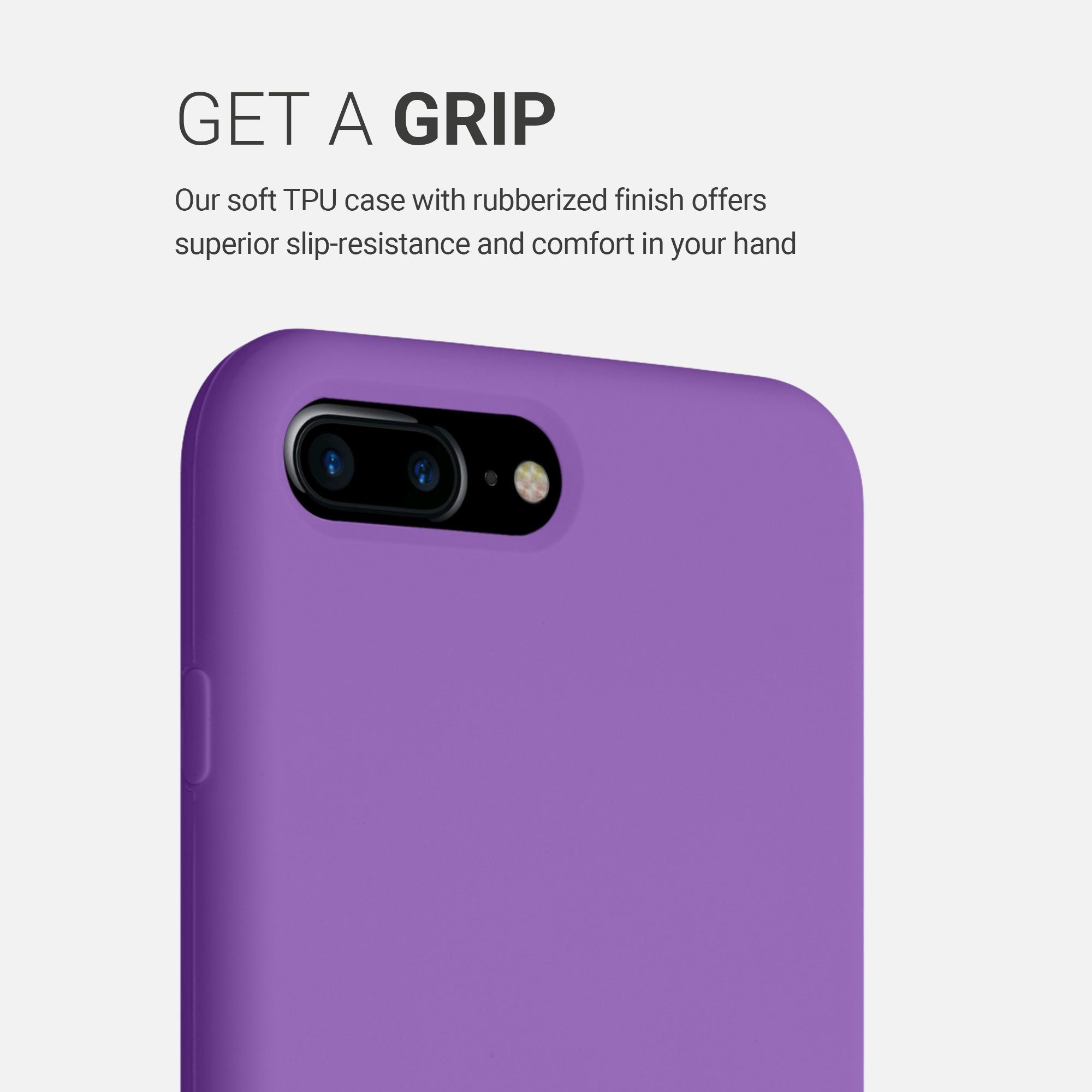 kwmobile Handyhülle Handyhülle für Apple iPhone 7 Plus / 8 Plus Hülle, Weiches Handy Silikon Case - Schutzhülle Cover