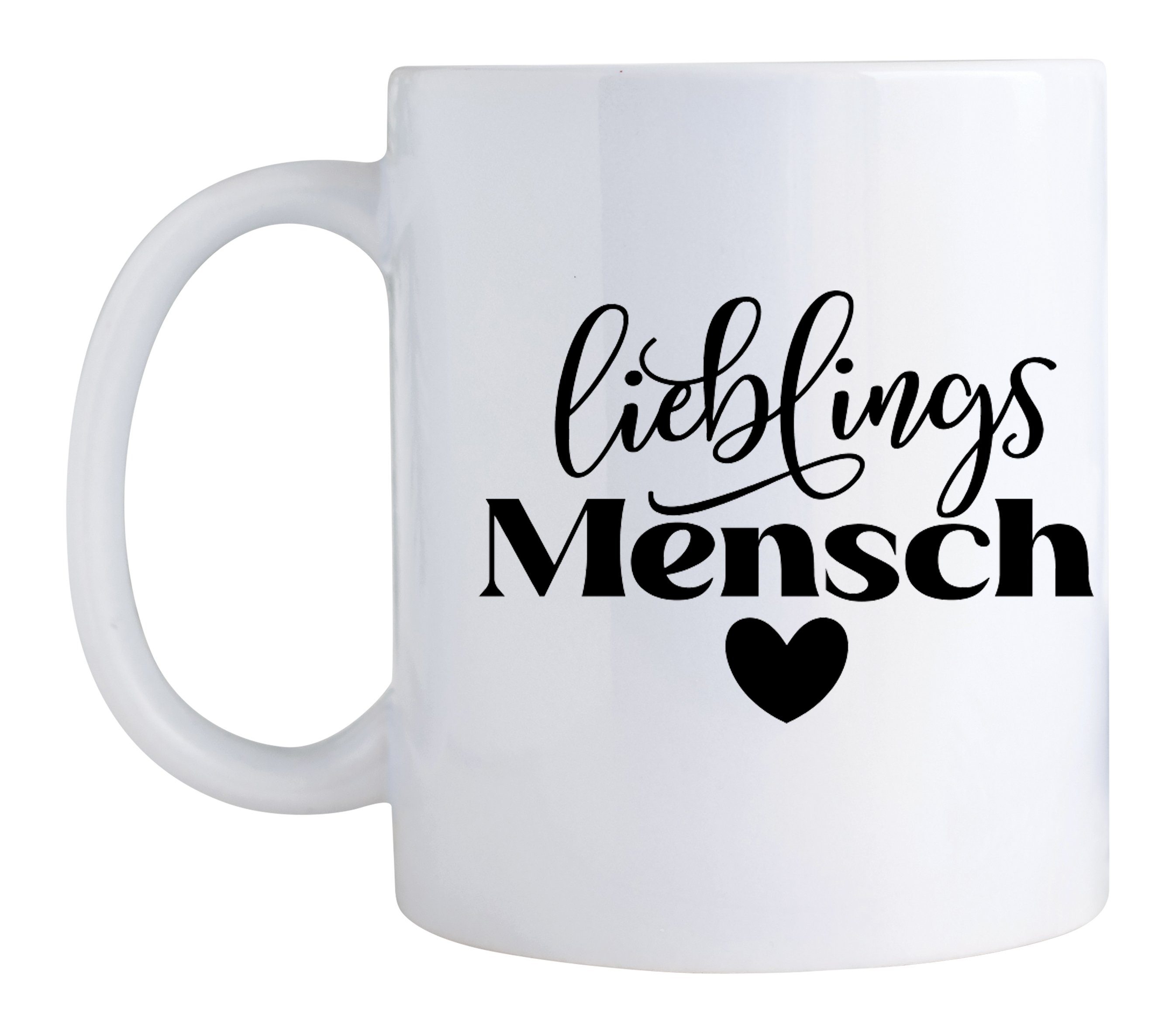 Giftandprint Tasse Lieblings Mensch, Valentinstaggeschenk, Kaffeetasse