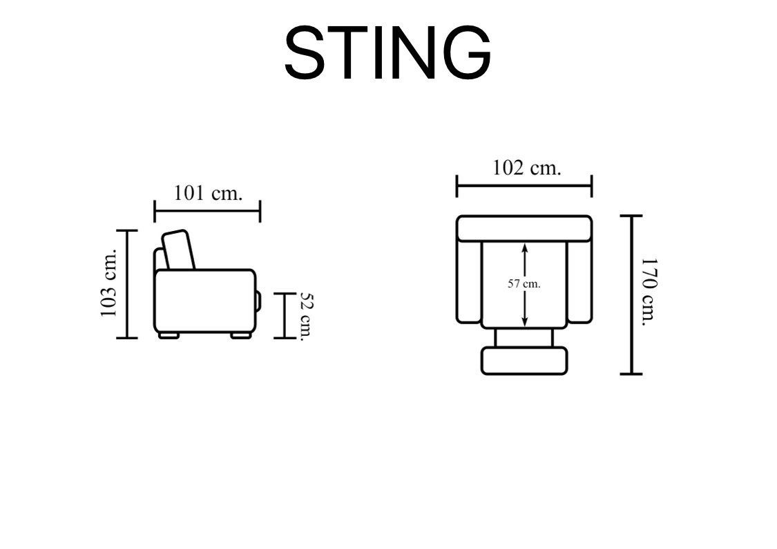 Salottini Chesterfield-Sessel SOFORT LIEFERBAR Chesterfield Ohrensessel Sting Recliner Sessel Motor, Vollleder