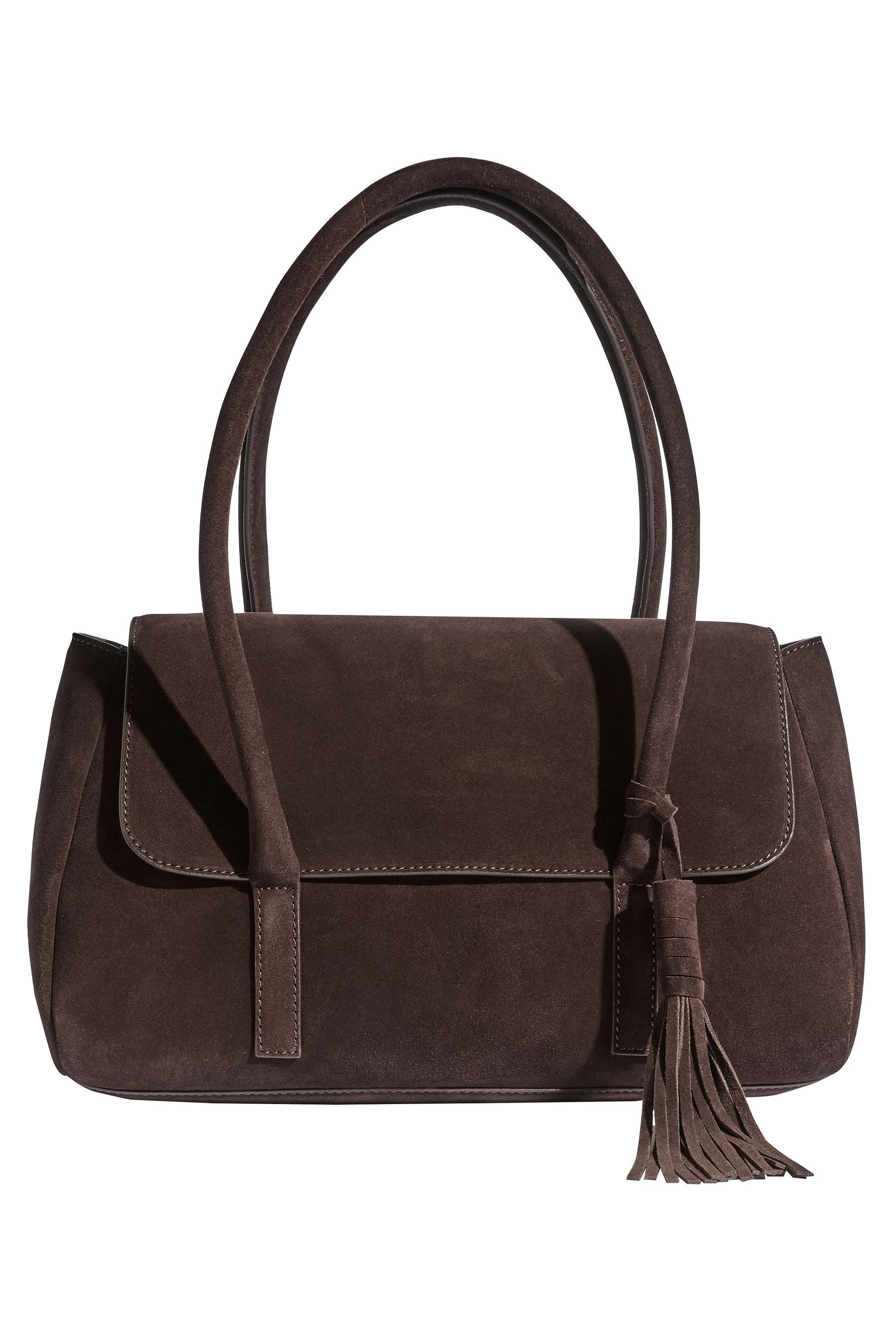 Schultertasche Friends Like These Schultertasche, Veloursleder