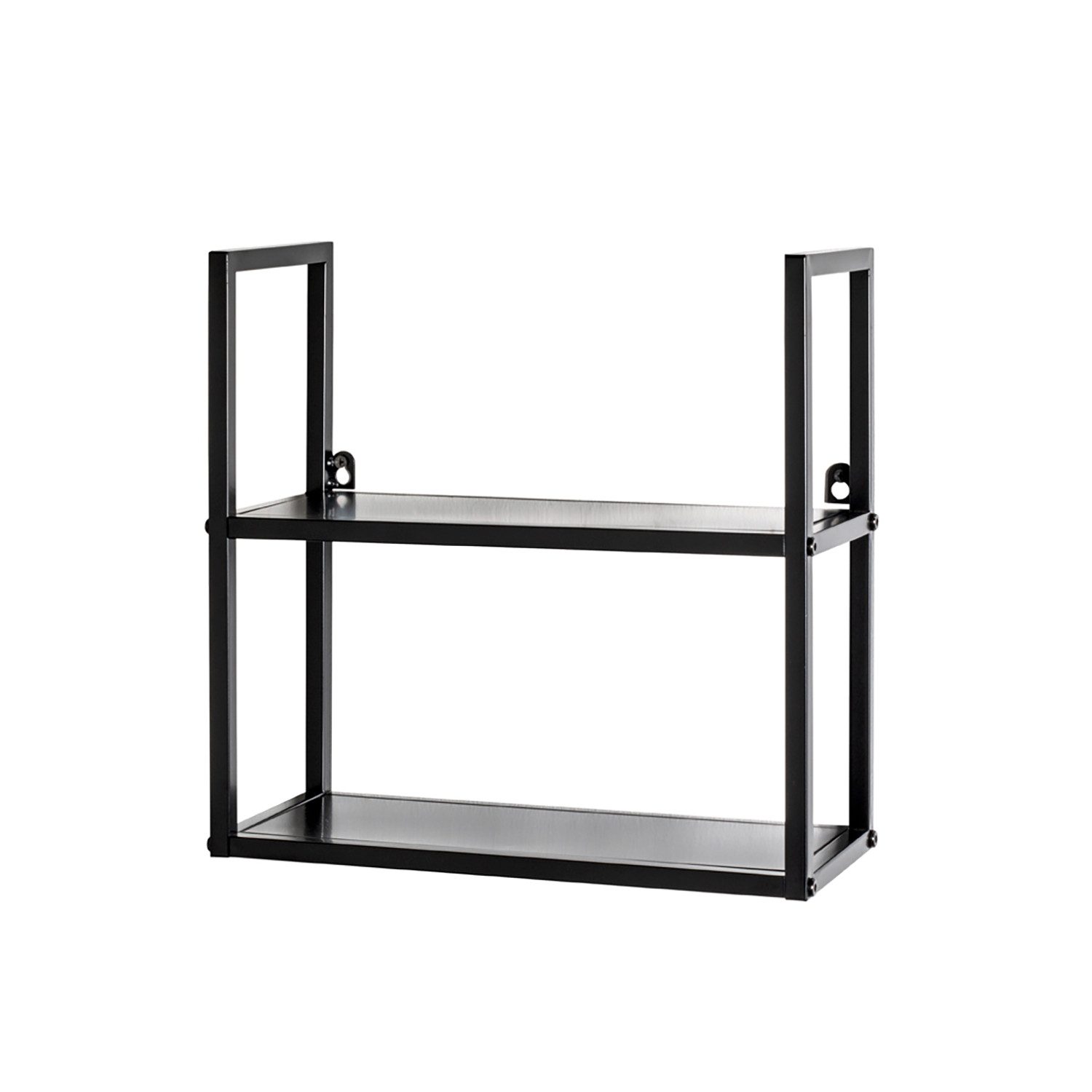 HAKU Wandregal Wandregal in schwarz - Metall - H. 36cm x B. 36cm - Ablagere günstig online kaufen