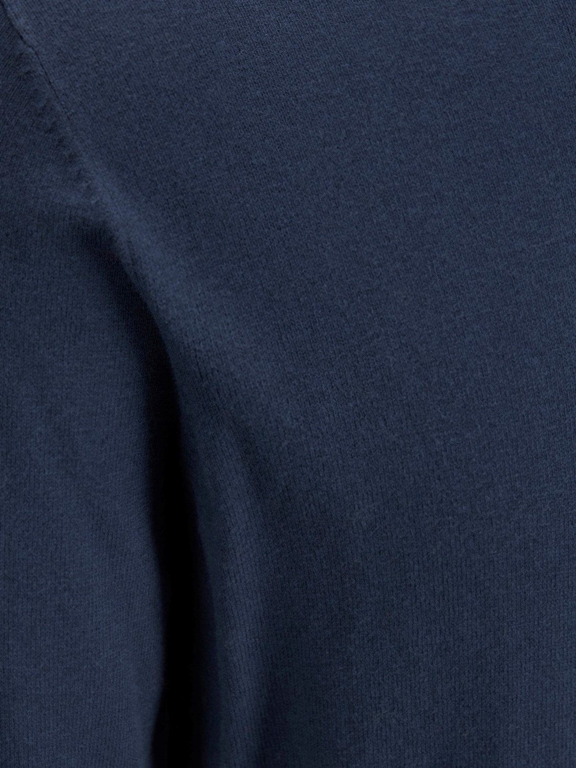 Sweater Langarm Rundhals Longsleeve Dünner JJEEMIL & Navy Strickpullover 4295 Jones Jack Basic in