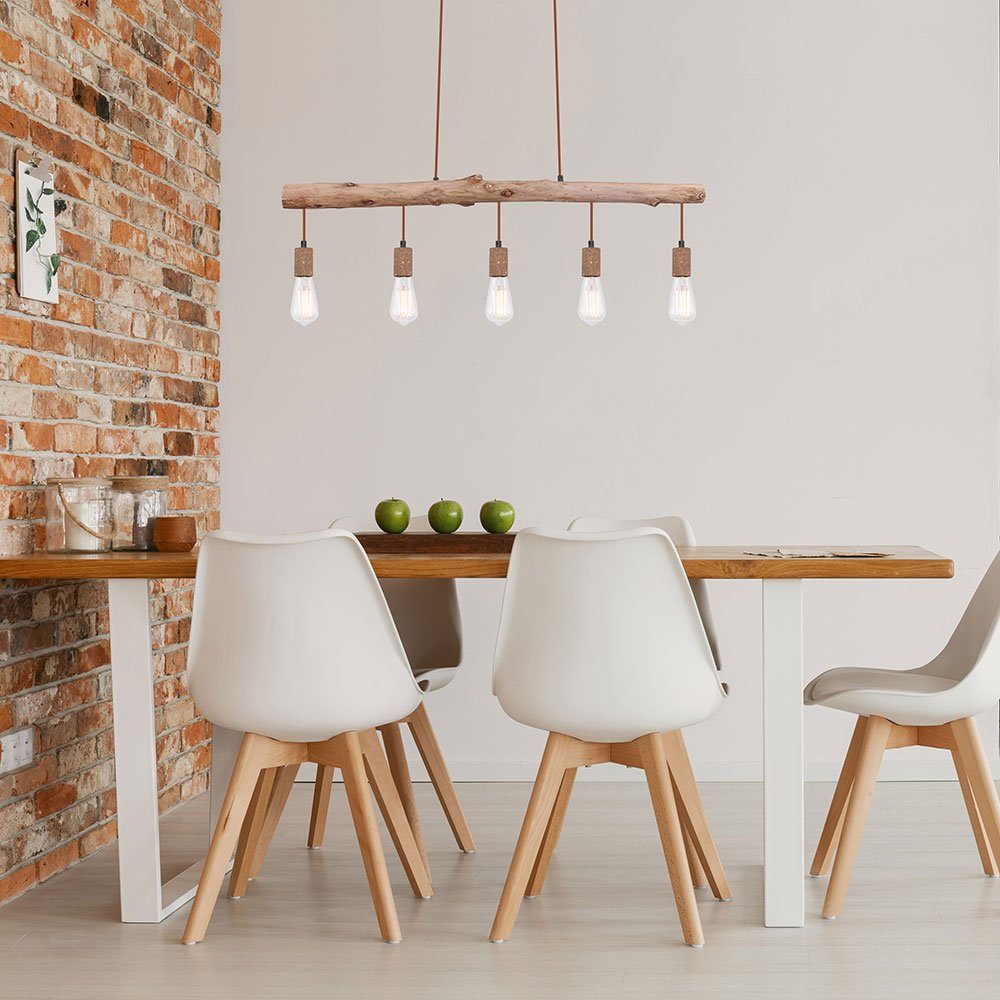 Leuchtmittel Pendel Stil nicht Hängeleuchte, Vintage Wohn rostfarben Lampe Decken inklusive, Globo Zimmer