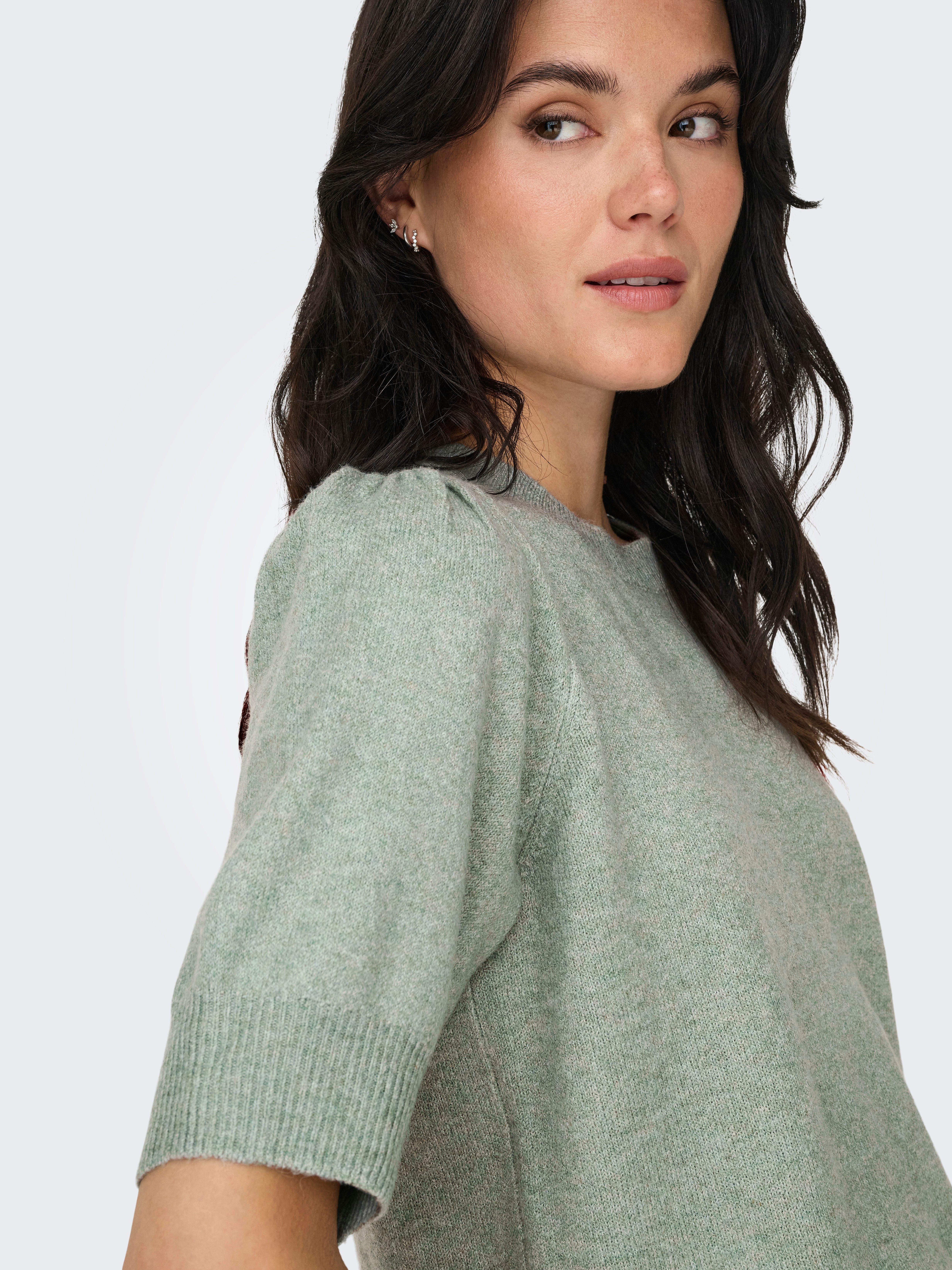 ONLY Strickpullover ONLRICA LIFE 2/4 PULLOVER KNT NOOS Materialmix