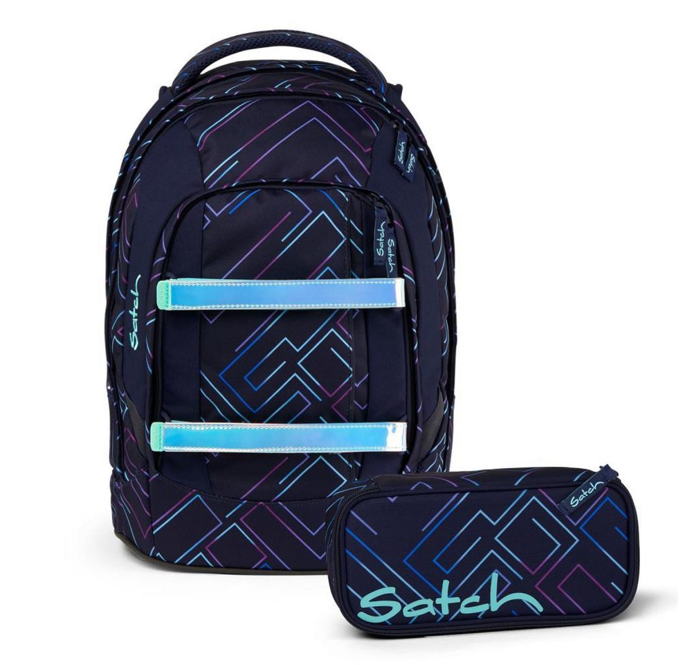 Satch Schulrucksack Set Pack (2tlg., inkl. Schlamperbox)
