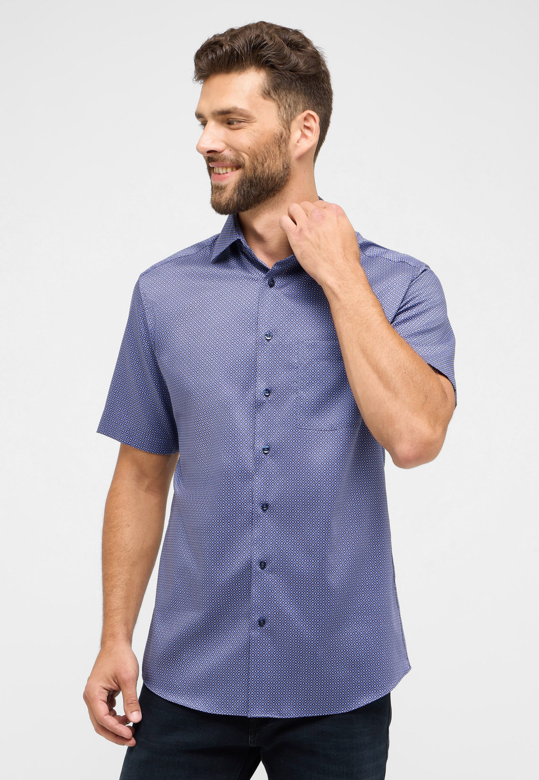 Eterna Kurzarmhemd MODERN FIT günstig online kaufen