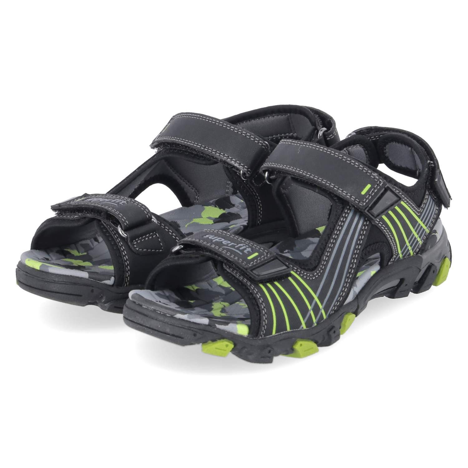 Superfit Superfit 0-800100-0100 Jungen Textil & Synthetik schwarz Sandalette